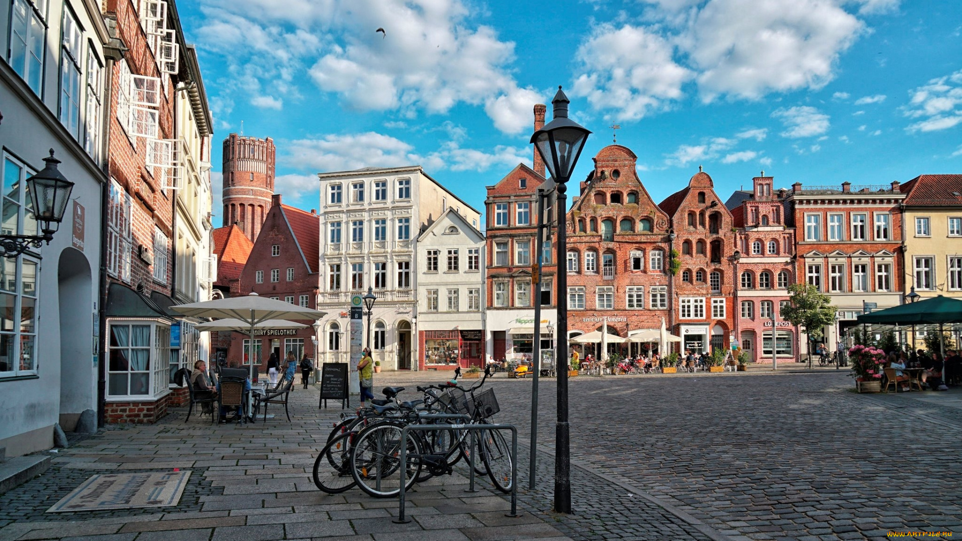 lueneburg, germany, города, -, улицы, , площади, , набережные