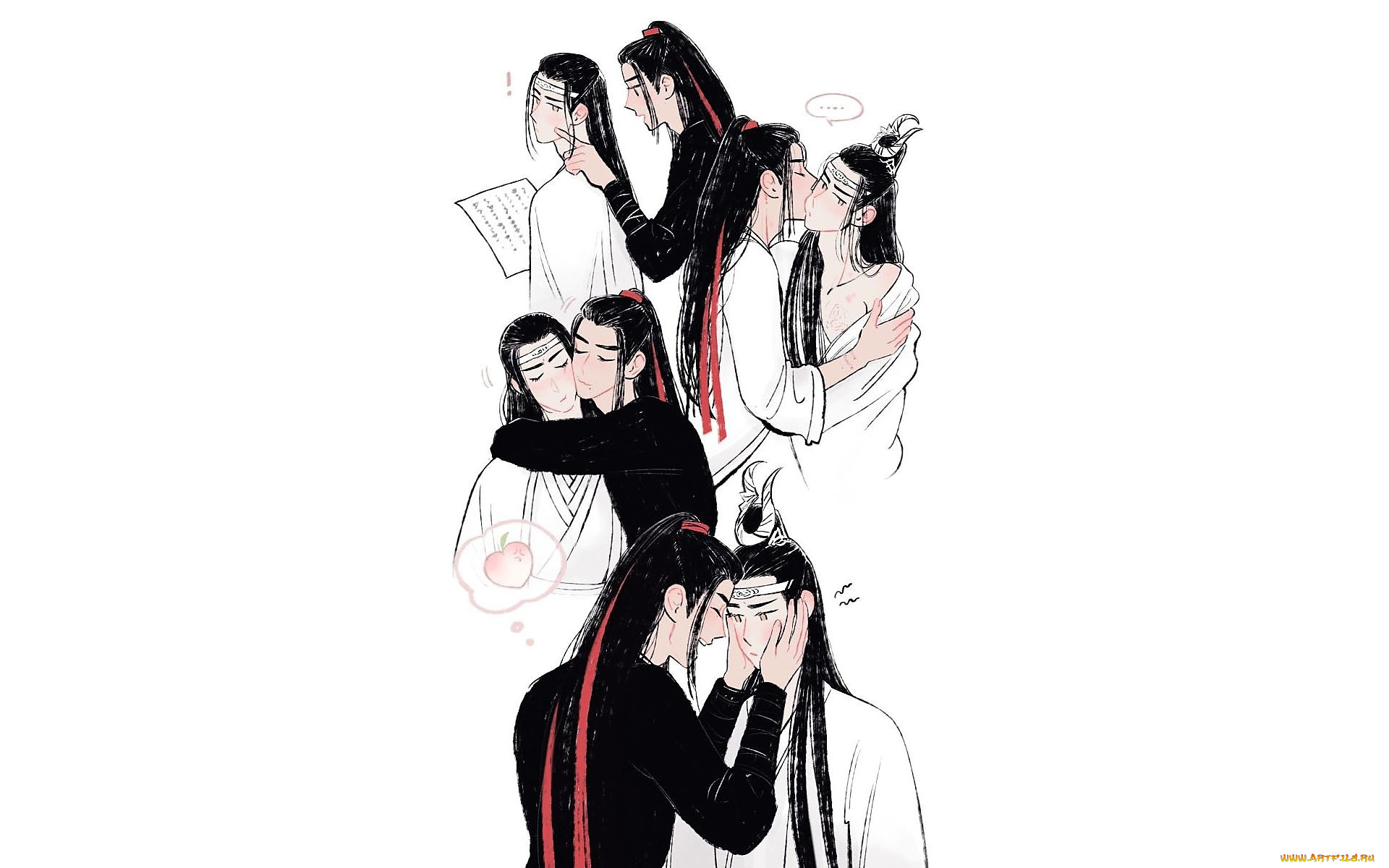 аниме, mo, dao, zu, shi, лань, ванцзи, вэй, усянь