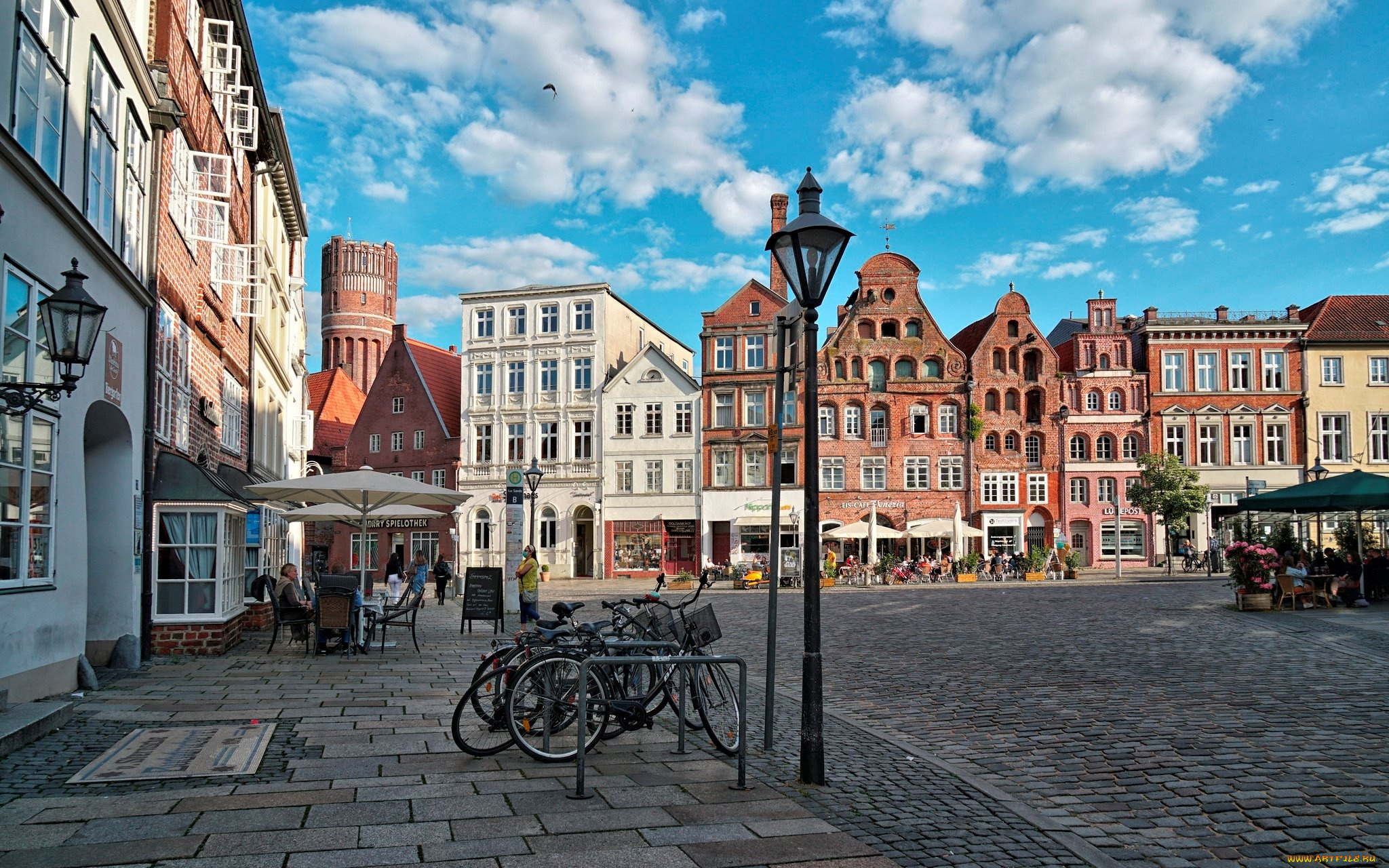 lueneburg, germany, города, -, улицы, , площади, , набережные