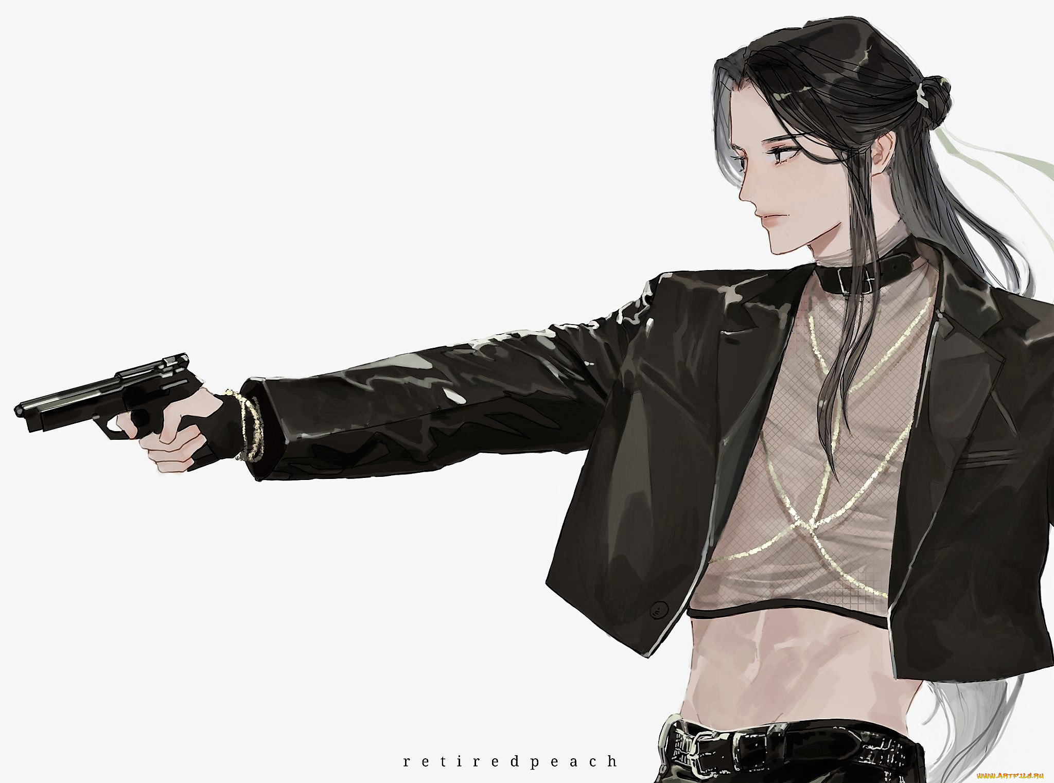 аниме, tian, guan, ci, fu, се, лянь, пистолет