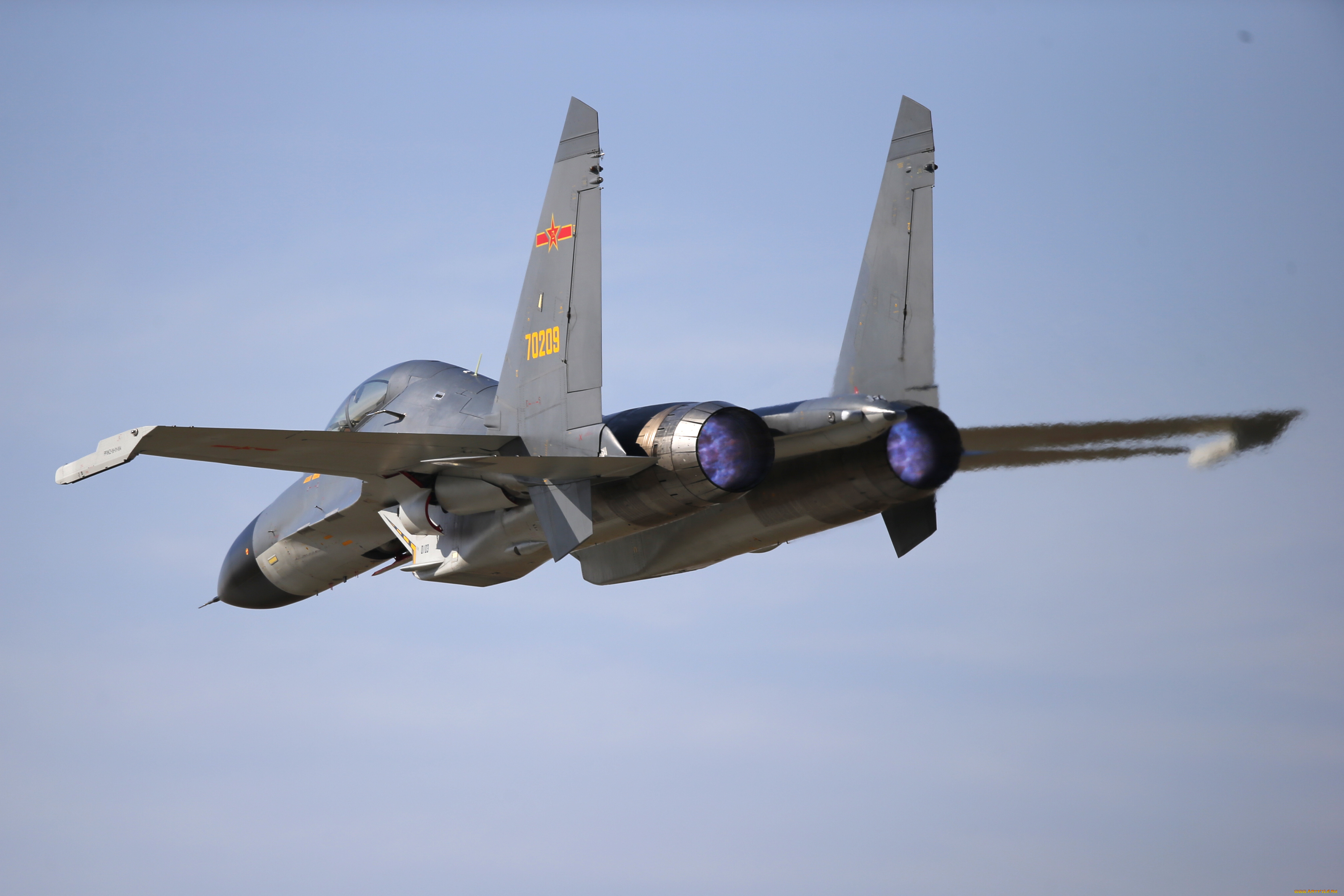 авиация, боевые, самолёты, ввс, ноак, самолет, небо, облака, j16, военные