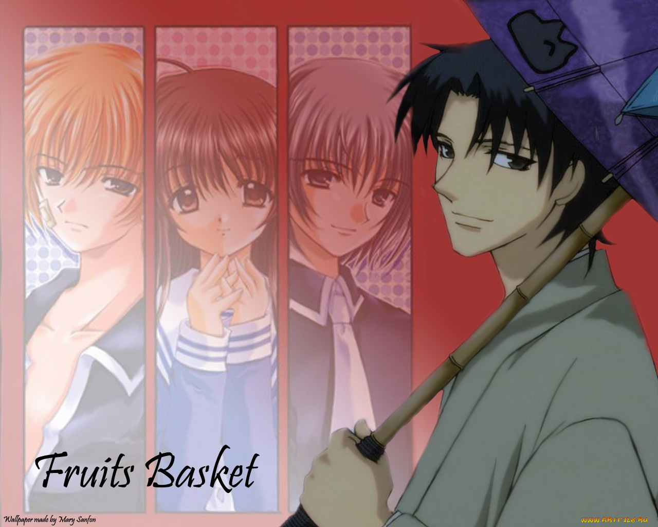 аниме, fruits, basket