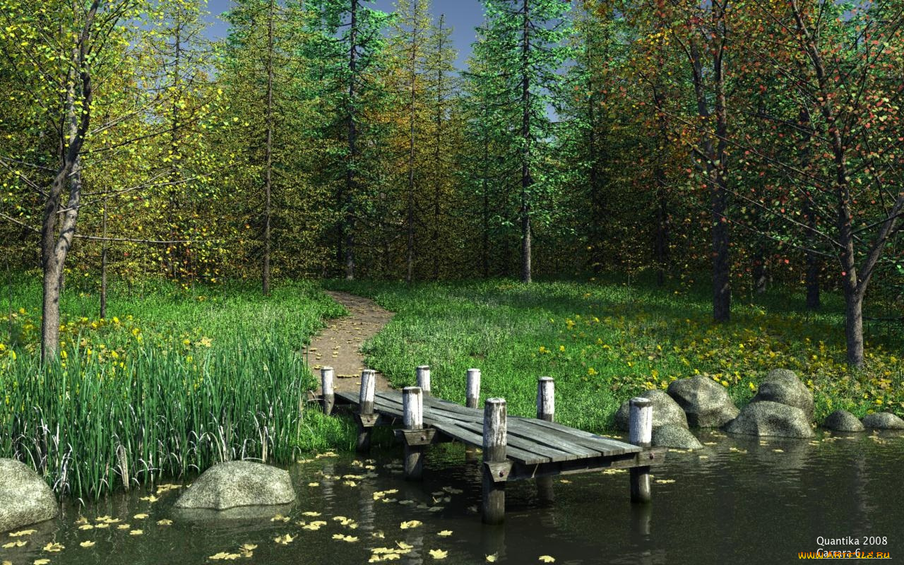 3д, графика, nature, landscape, природа