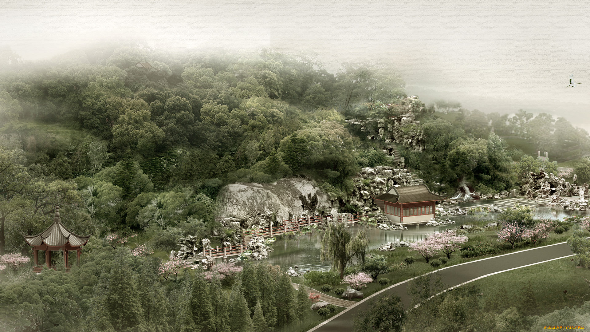 3д, графика, architecture, архитектура