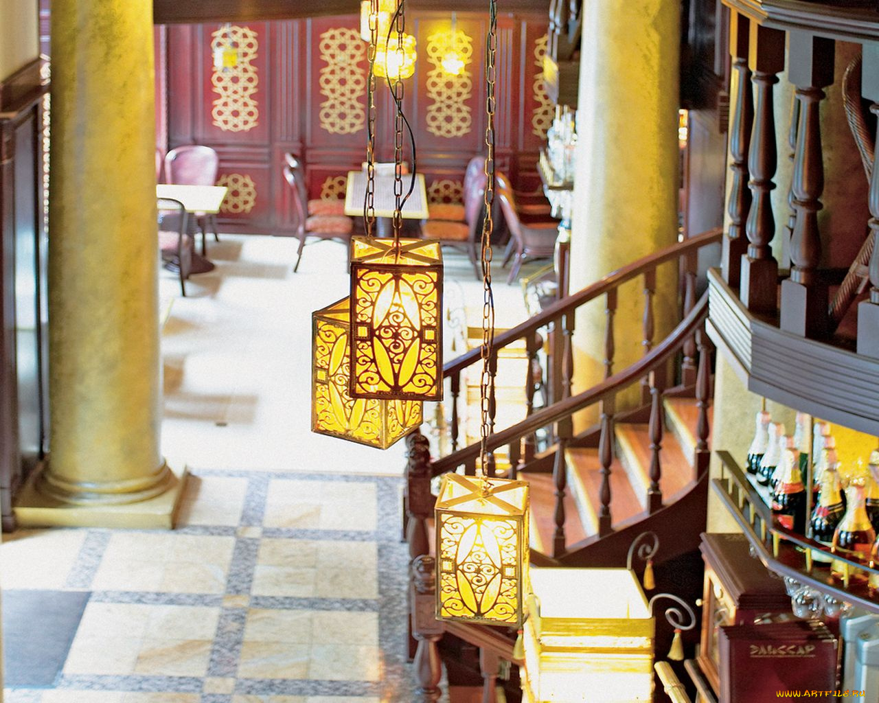 интерьер, холлы, лестницы, корридоры