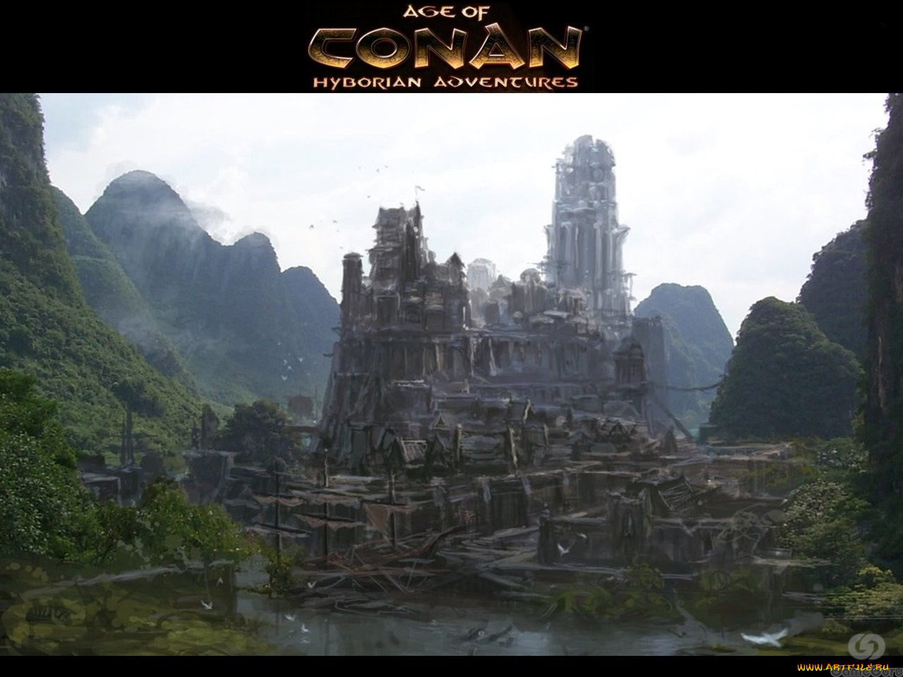 видео, игры, age, of, conan, hyborian, adventures