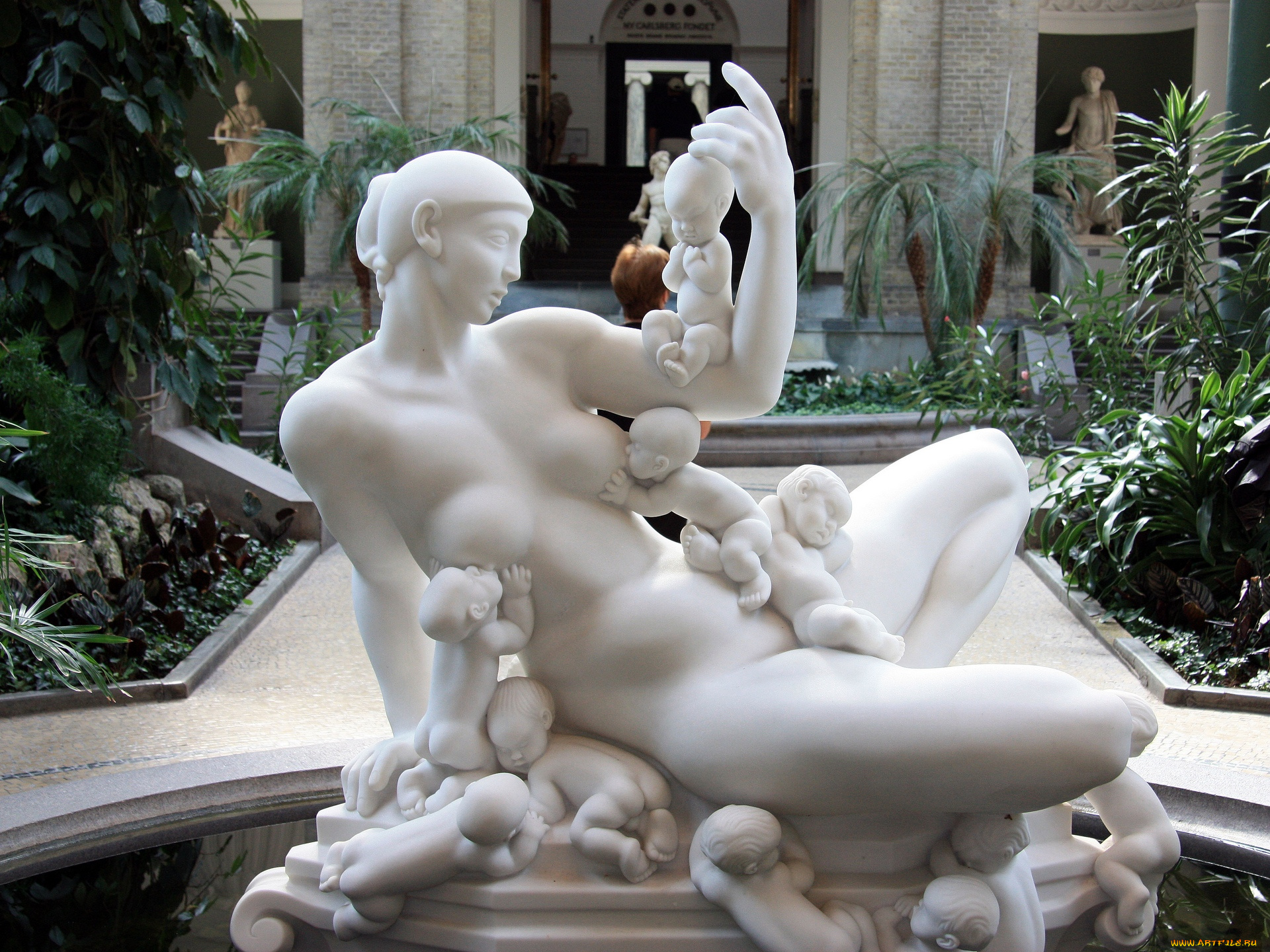 города, фонтаны