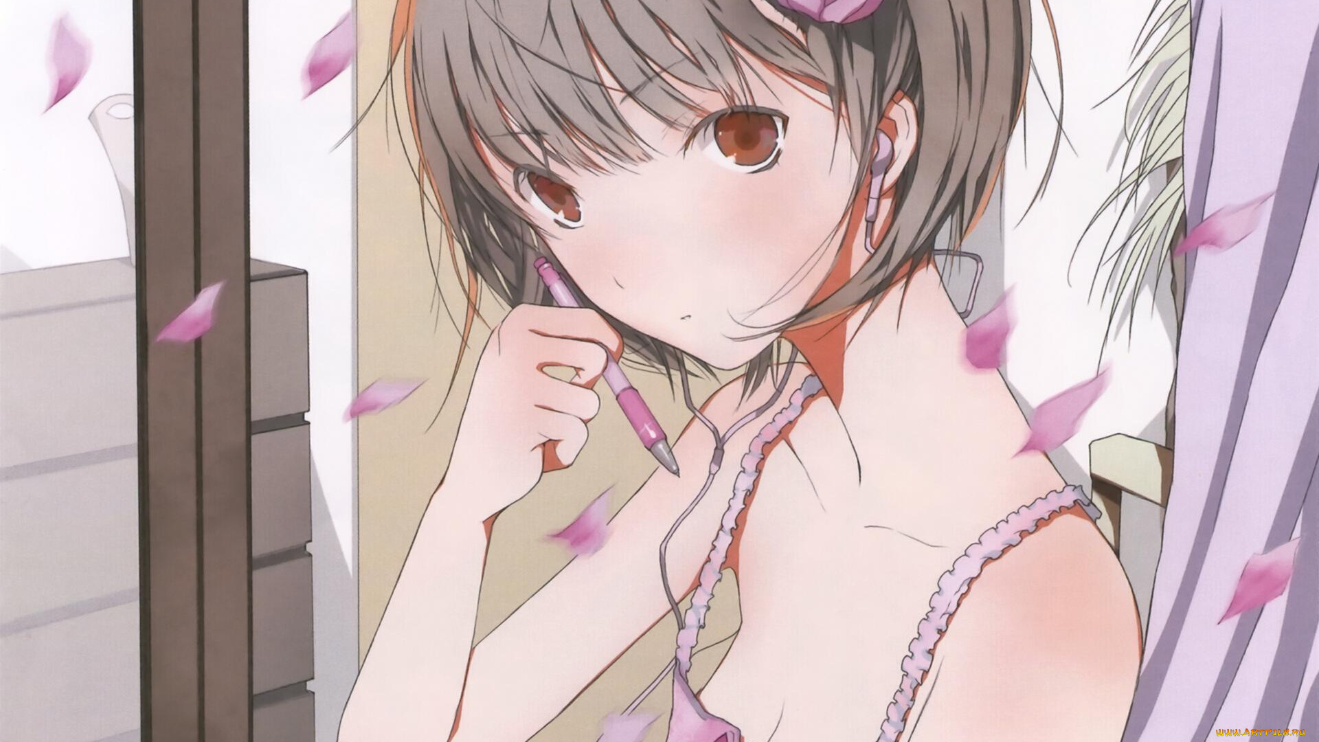 аниме, headphones, instrumental