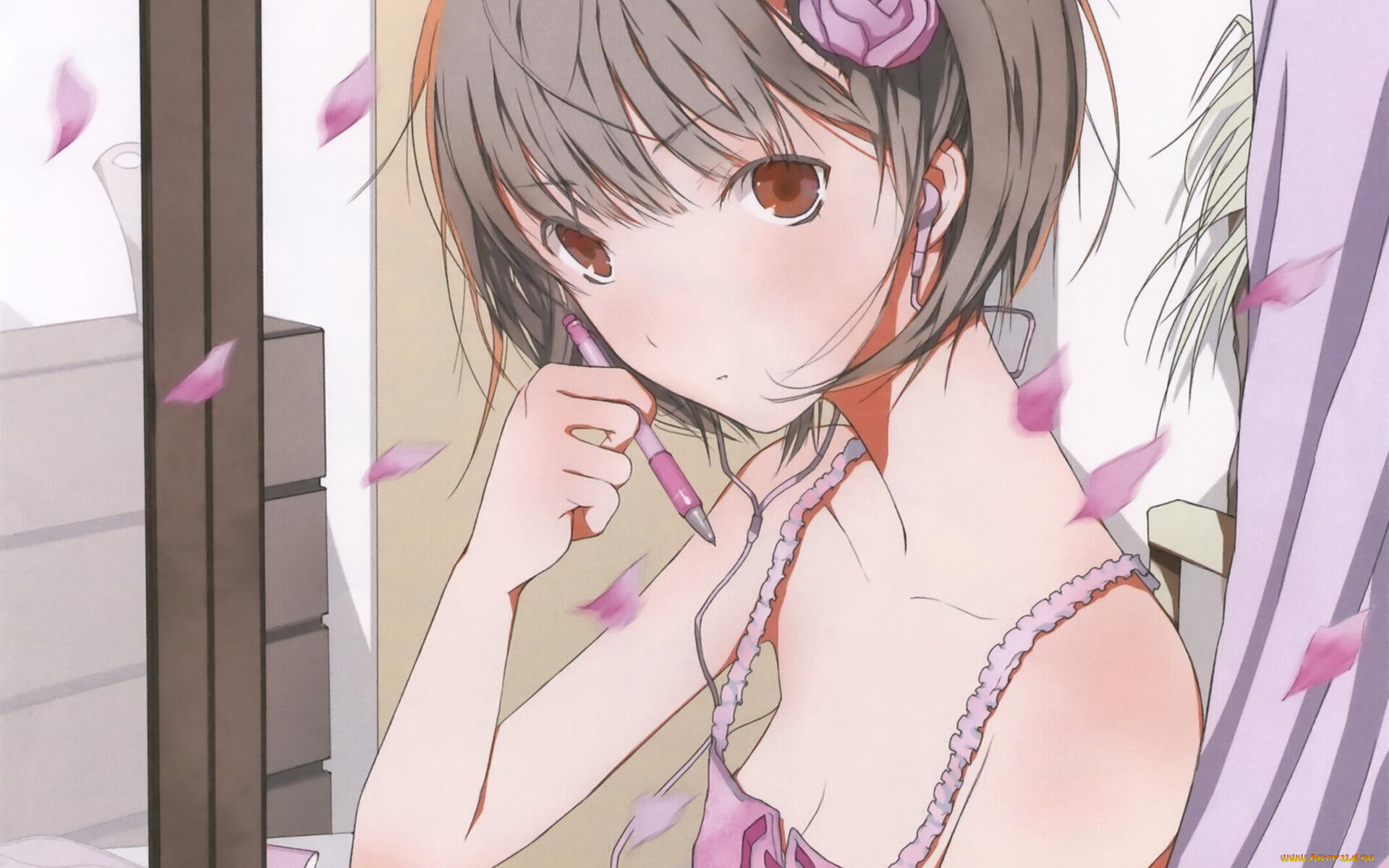 аниме, headphones, instrumental