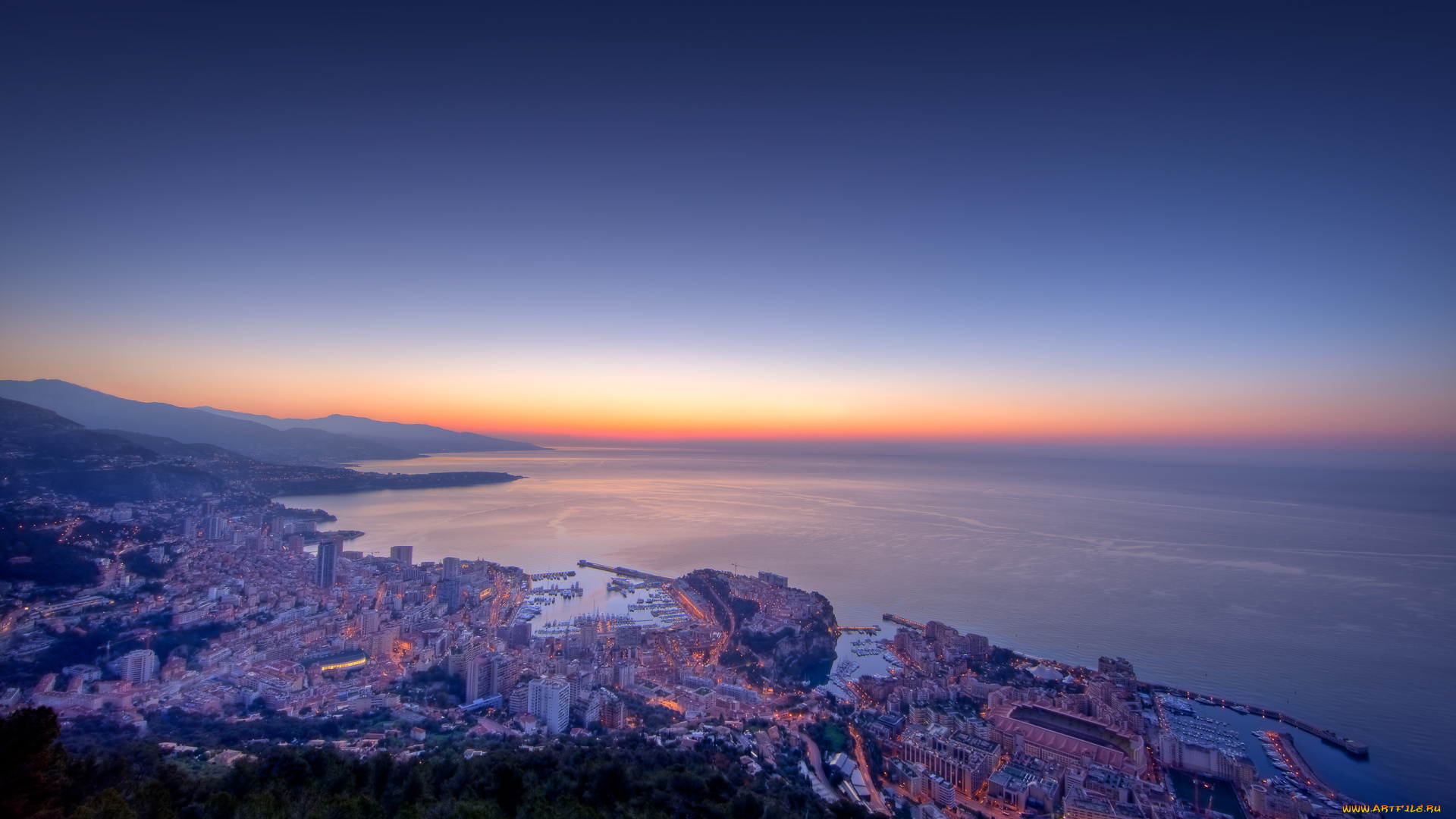 monaco, города, монте, карло, монако