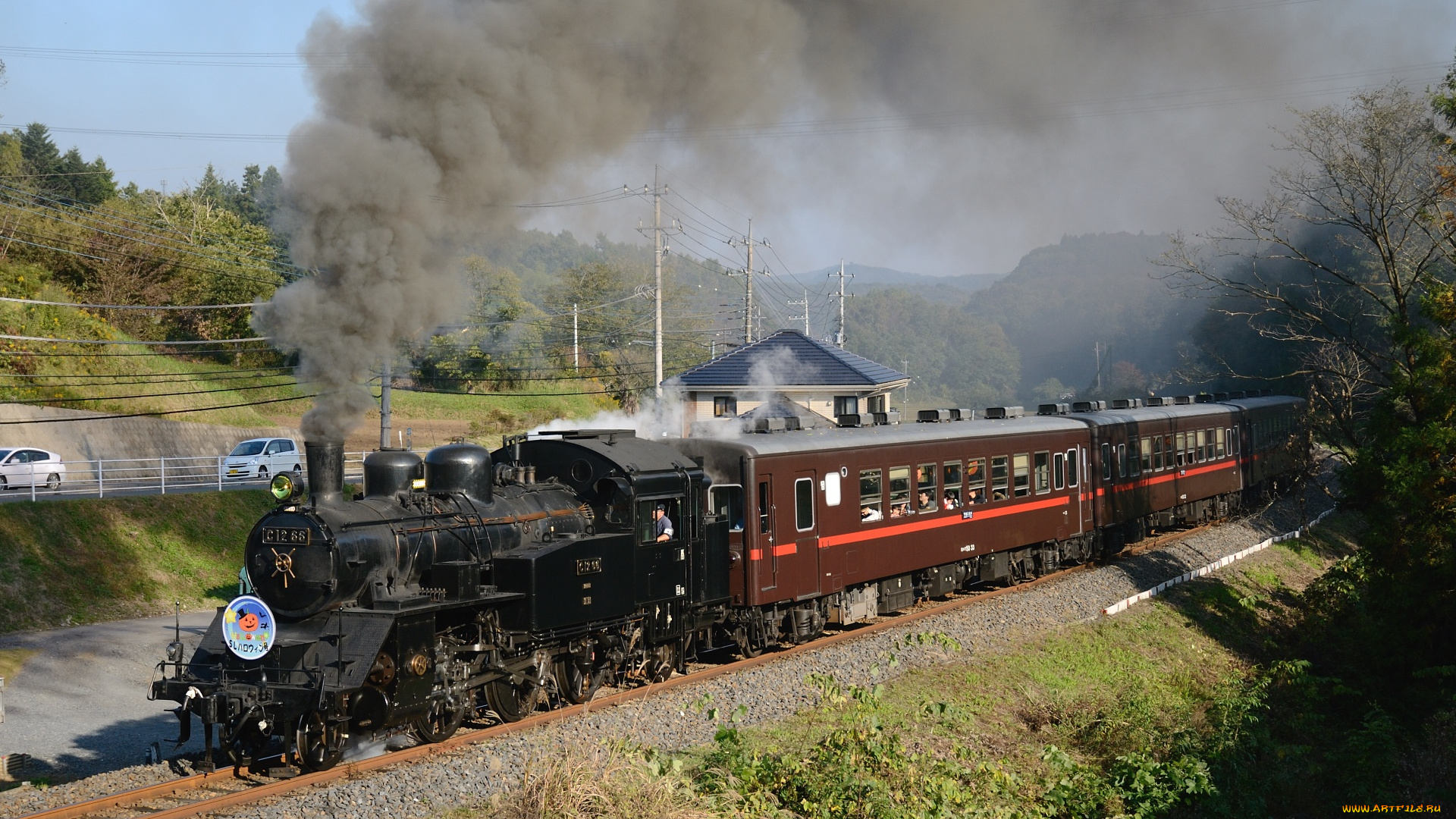 техника, паровозы, вагоны, паровоз