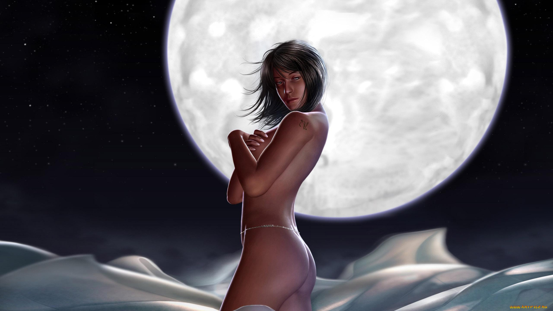 toni, rodriguez, фэнтези, девушки, луна, toni, rodriguez