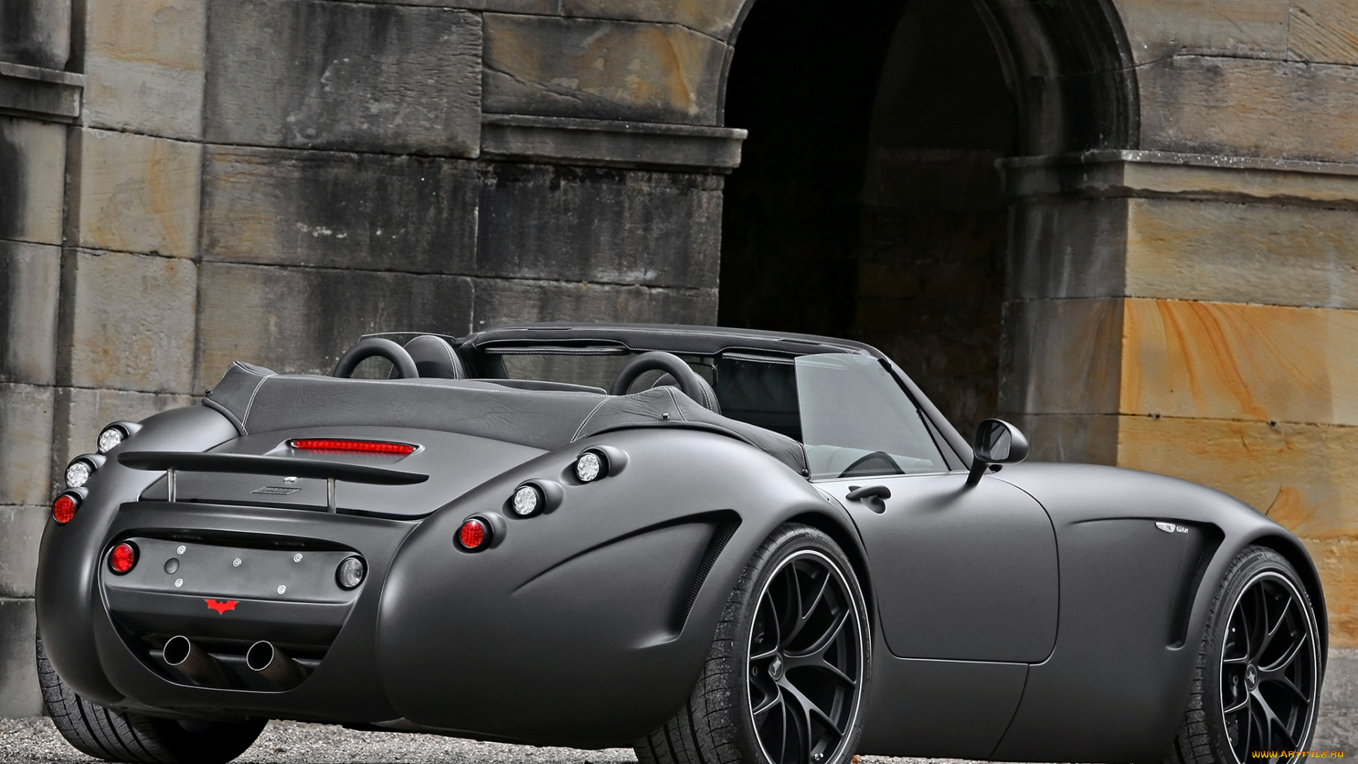 wiesmann, mf5, roadster, black, bat, автомобили