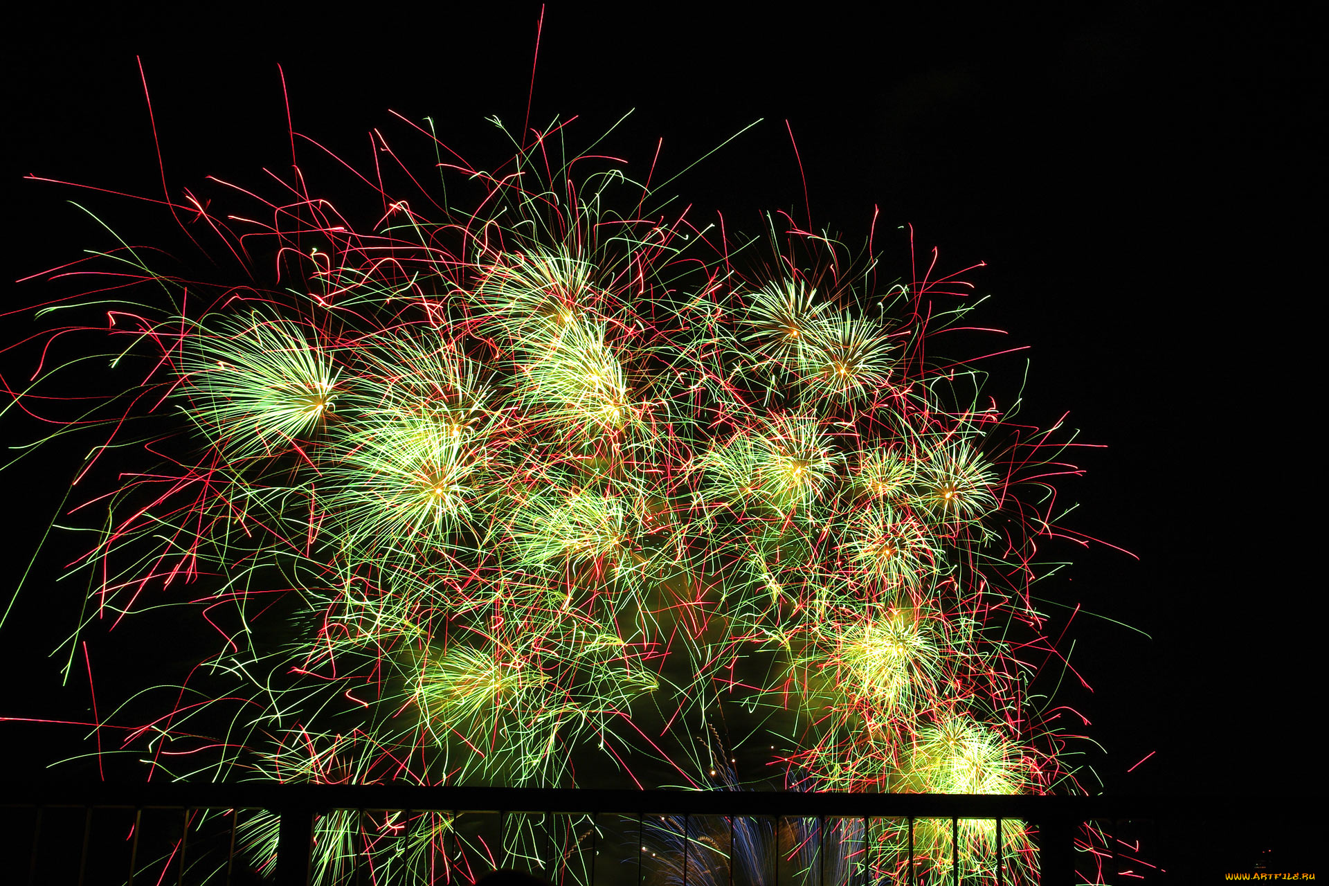 разное, салюты, фейерверки, салют, ночь