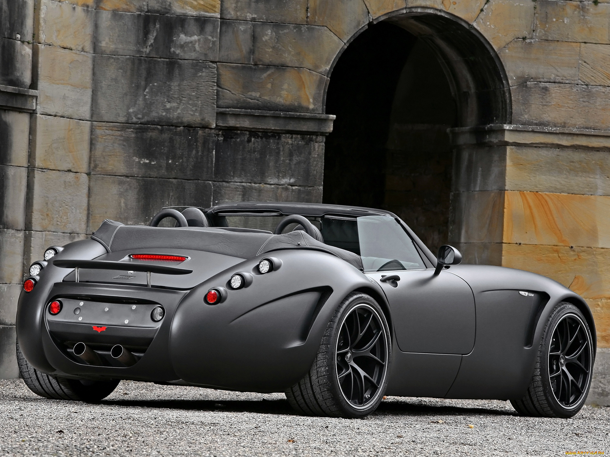 wiesmann, mf5, roadster, black, bat, автомобили