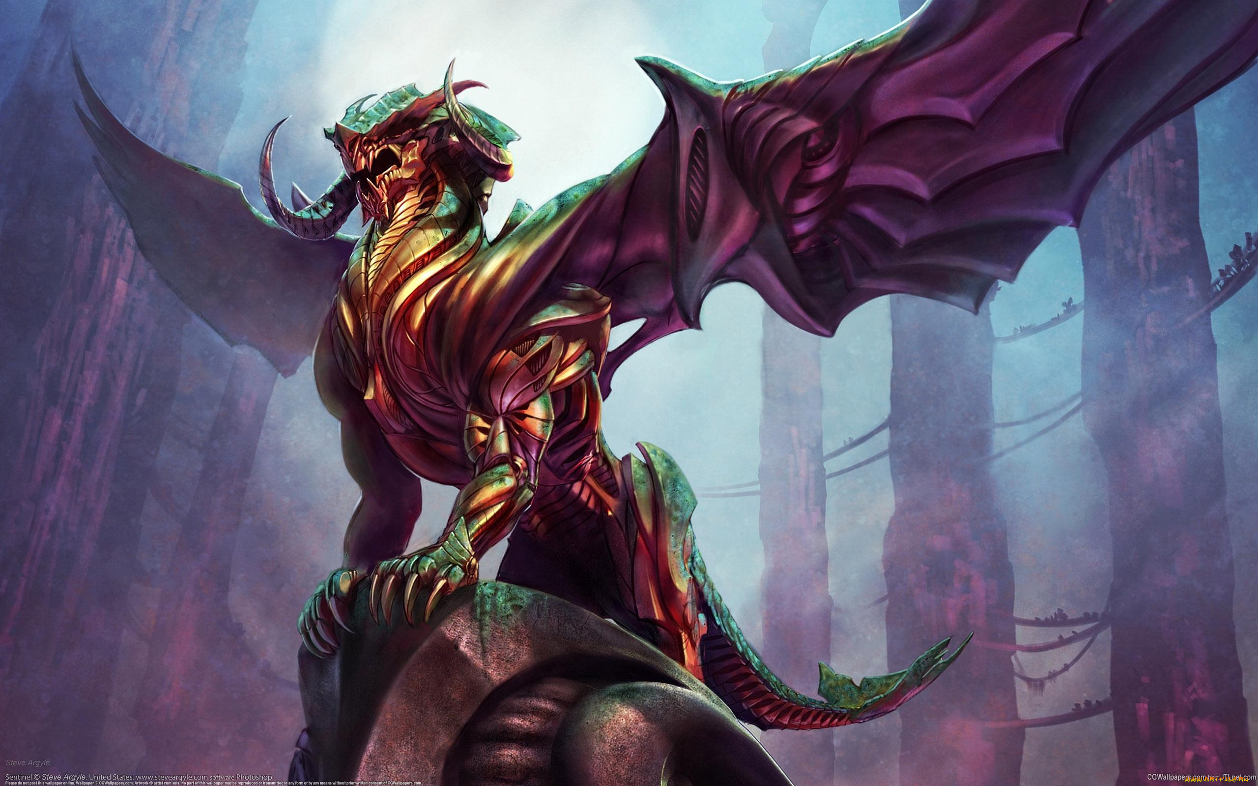 steve, argyle, фэнтези, демоны, чудовище