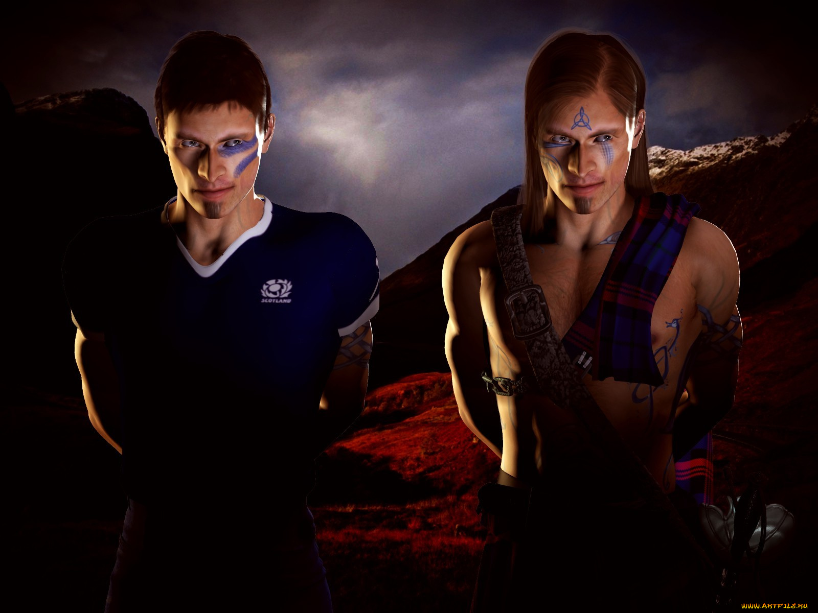 3д, графика, people, люди, мужчины