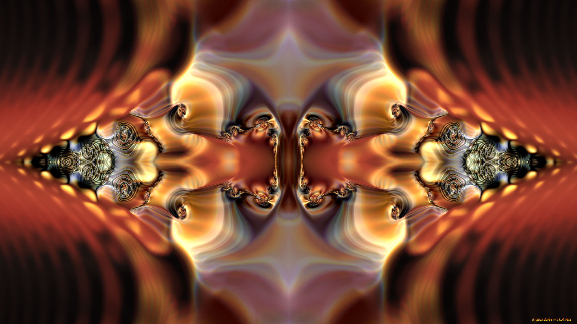 3д, графика, fractal, фракталы, цвета, фон, узор