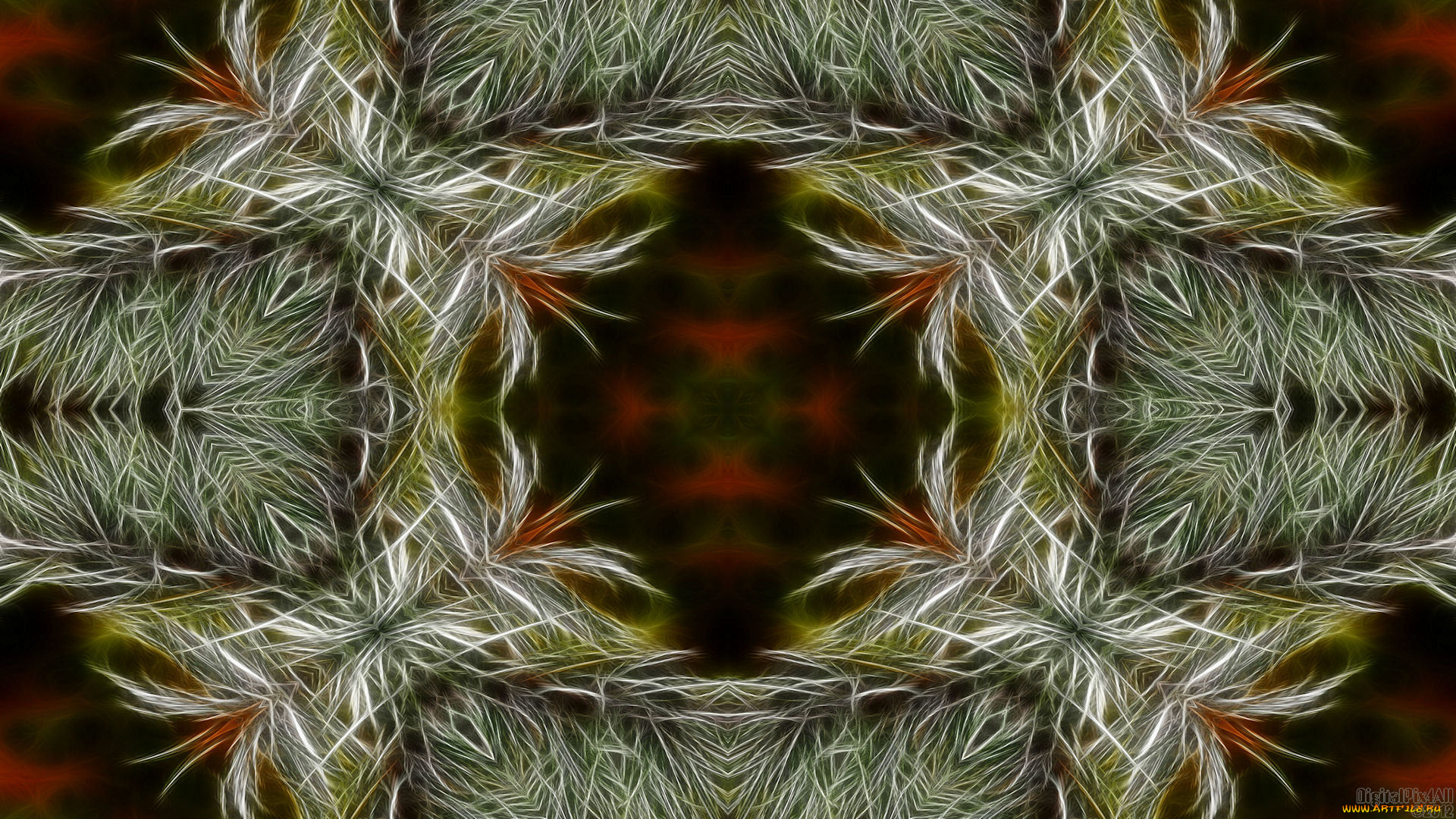 3д, графика, fractal, фракталы, фон, цвета, узор