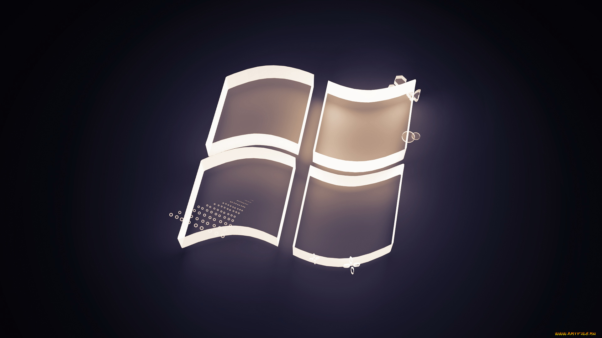 компьютеры, windows, xp, логотип