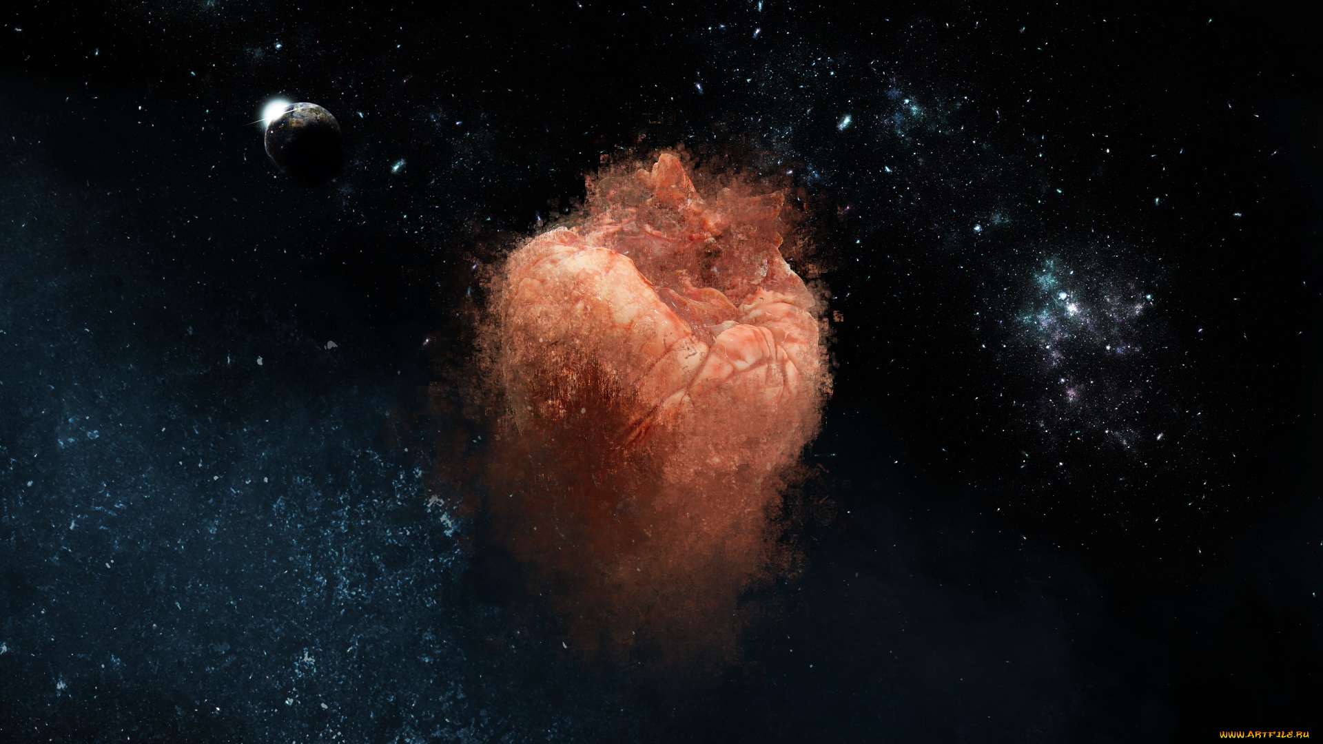 космос, арт, планеты