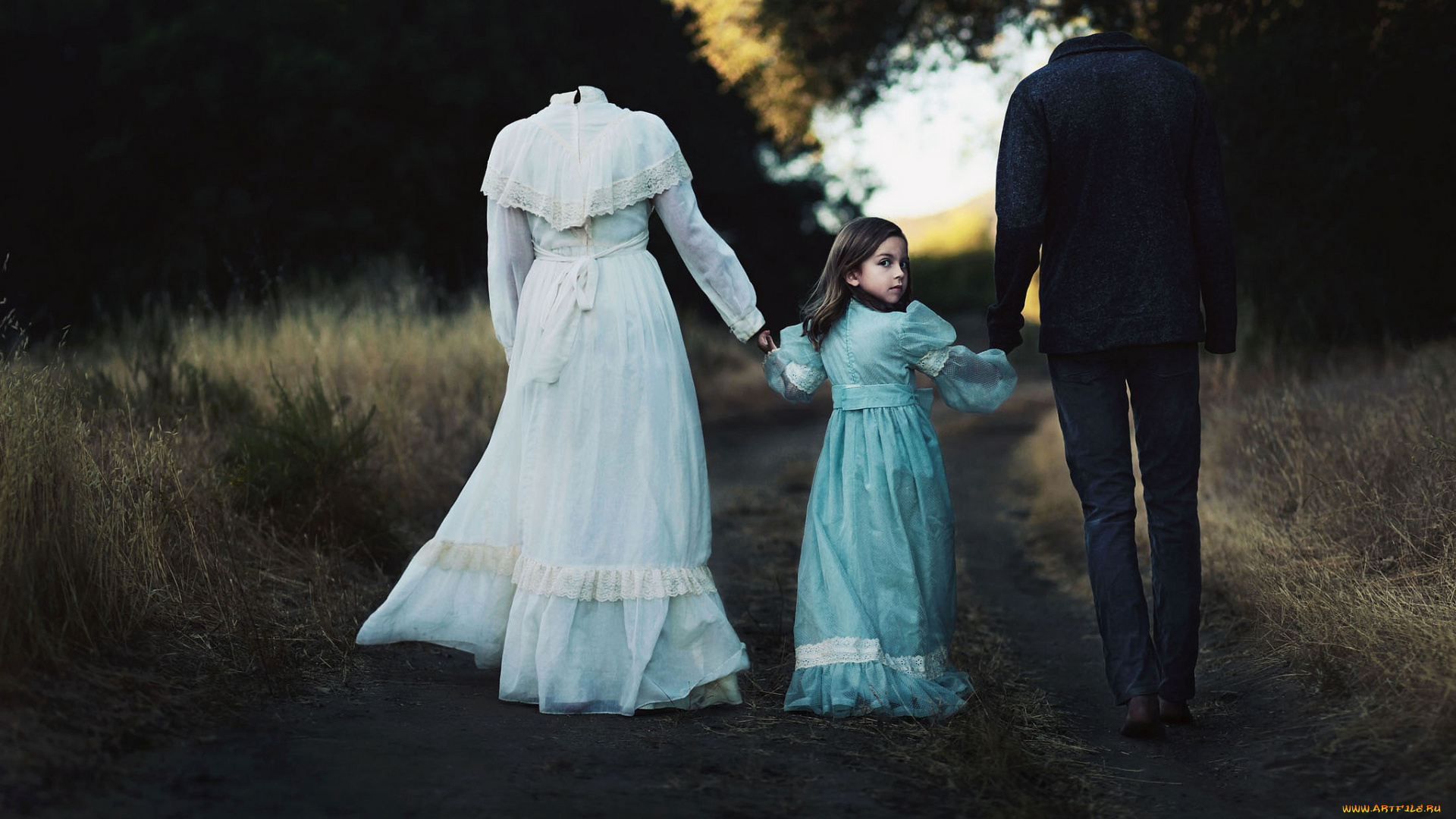 разное, компьютерный, дизайн, безголовье, девочка