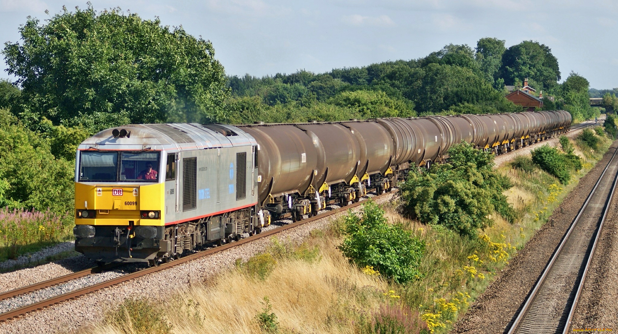 техника, поезда, цистерныло, локомотив, рельсы, железная, дорога