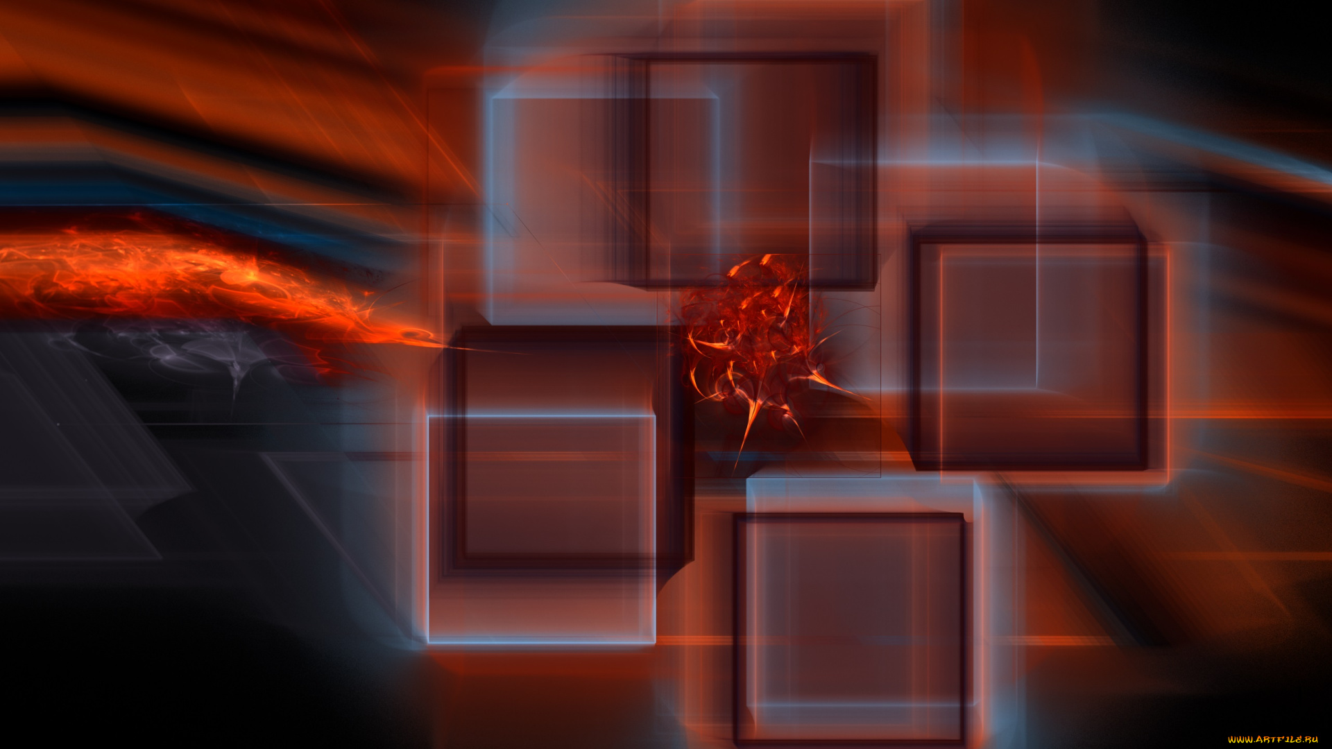 3д, графика, абстракция, , abstract, квадраты, цвета, фон, узор