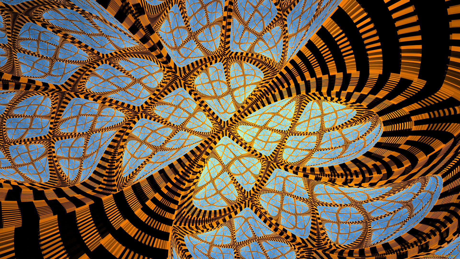 3д, графика, фракталы, , fractal, цвета, фон, узор