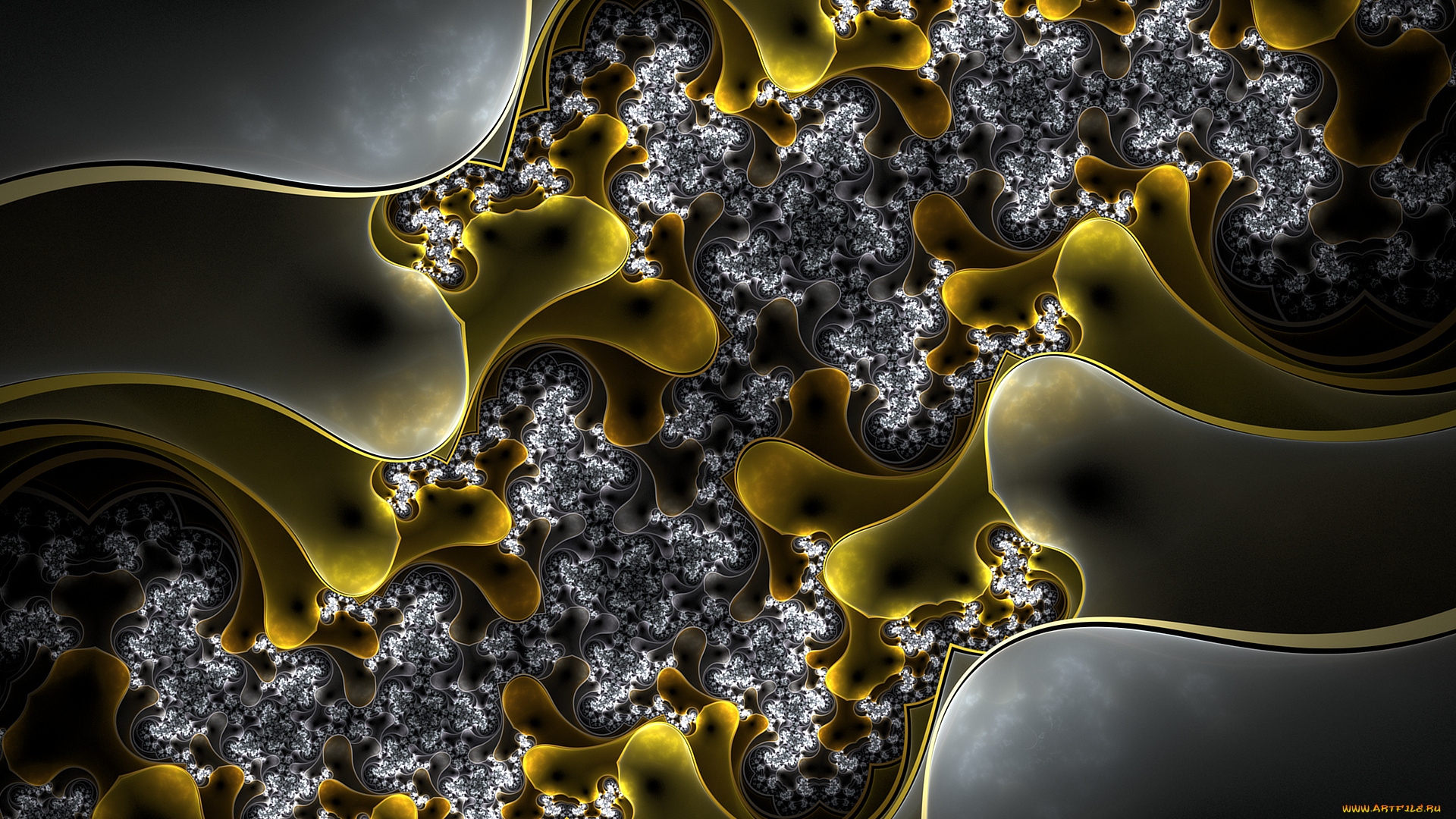 3д, графика, фракталы, , fractal, цвета, фон, узор