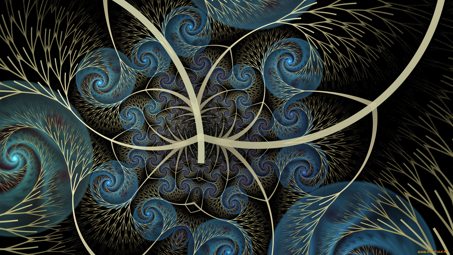 3д, графика, фракталы, , fractal, узор, цвета, фон