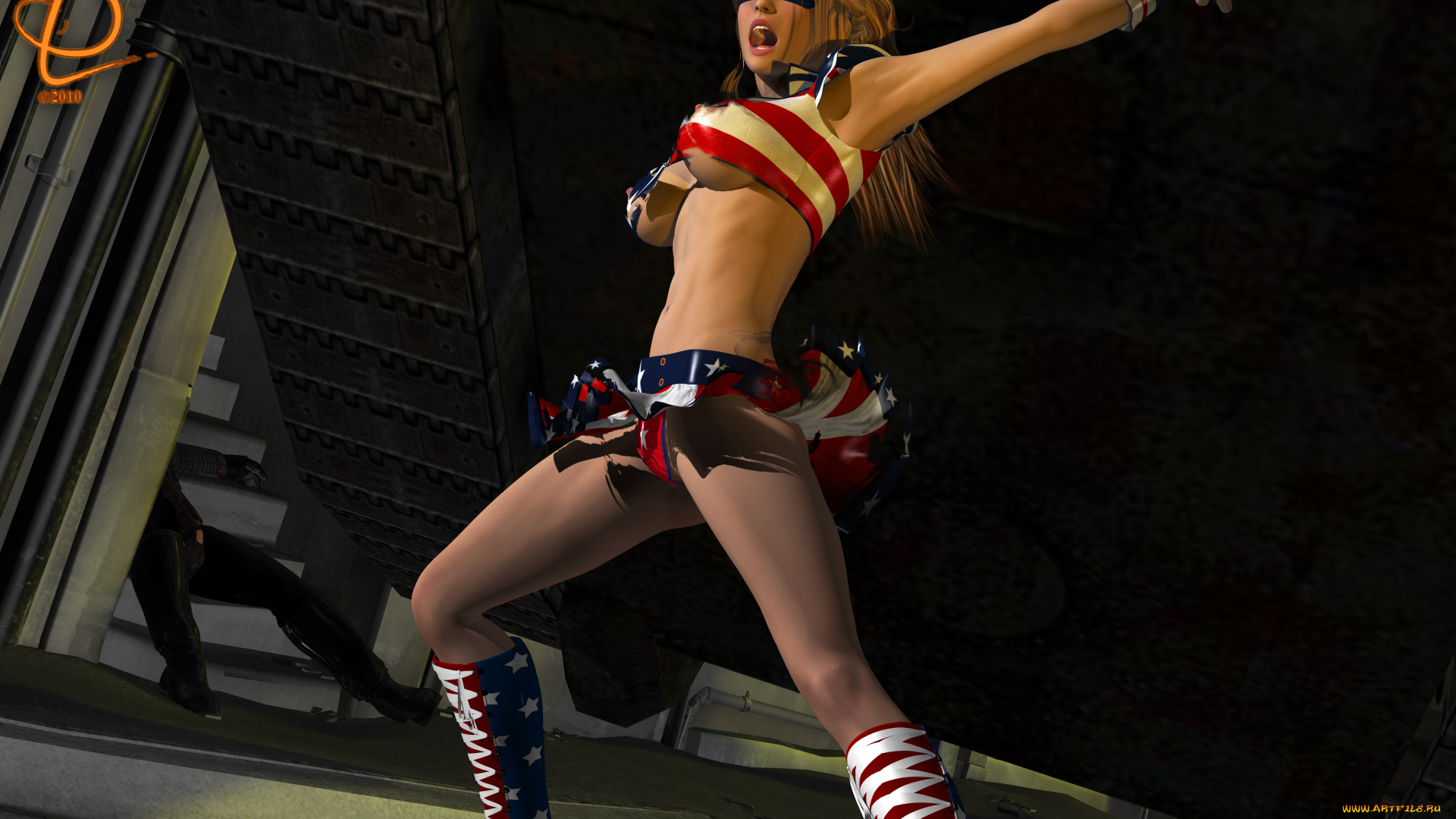 3д, графика, люди, , people, девушка, взгляд, фон