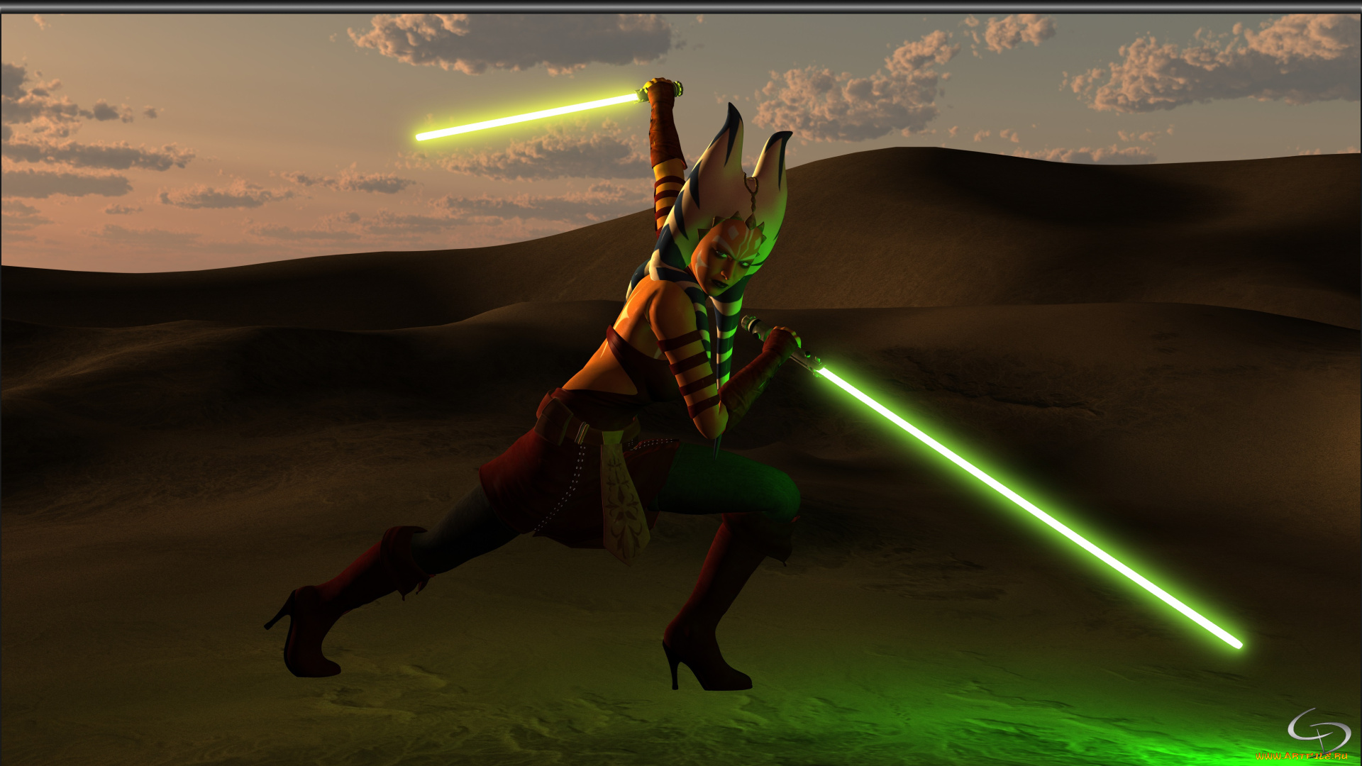 3д, графика, существа, , creatures, халк, взгляд, фон, оружие