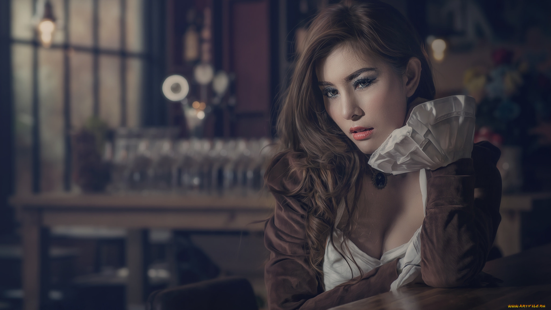 девушки, -unsort, , брюнетки, , шатенки, жест, взгляд, лицо