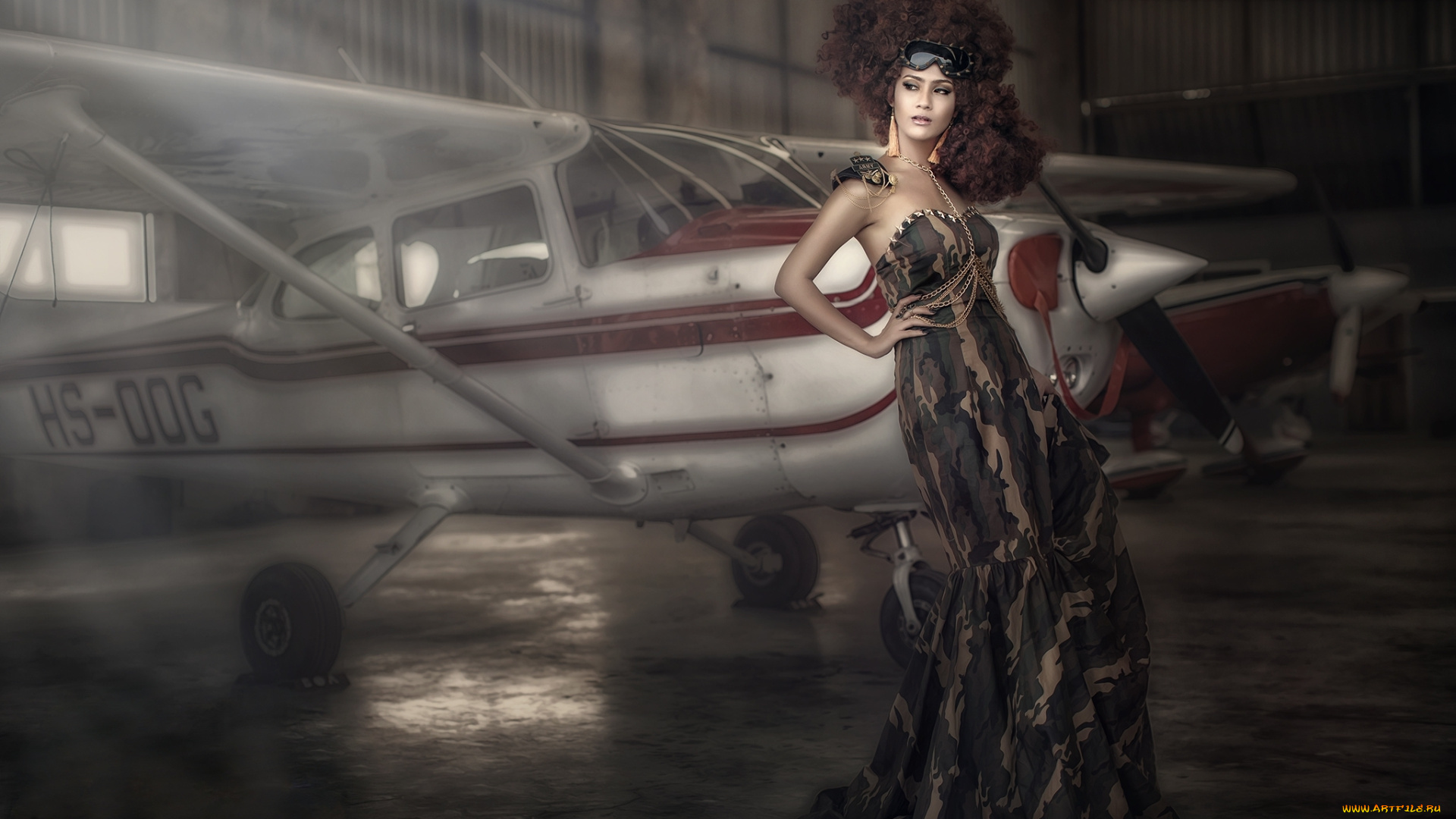 девушки, -unsort, , креатив, фигура, самолет, плюмаж, поза