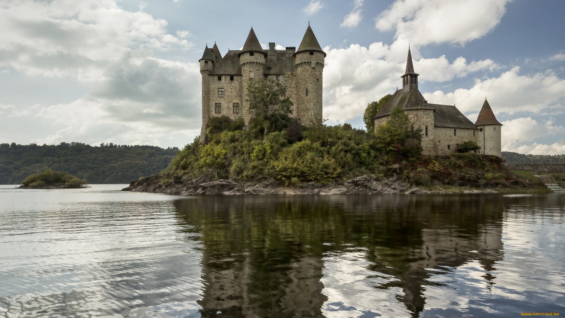 города, -, дворцы, , замки, , крепости, замок, река