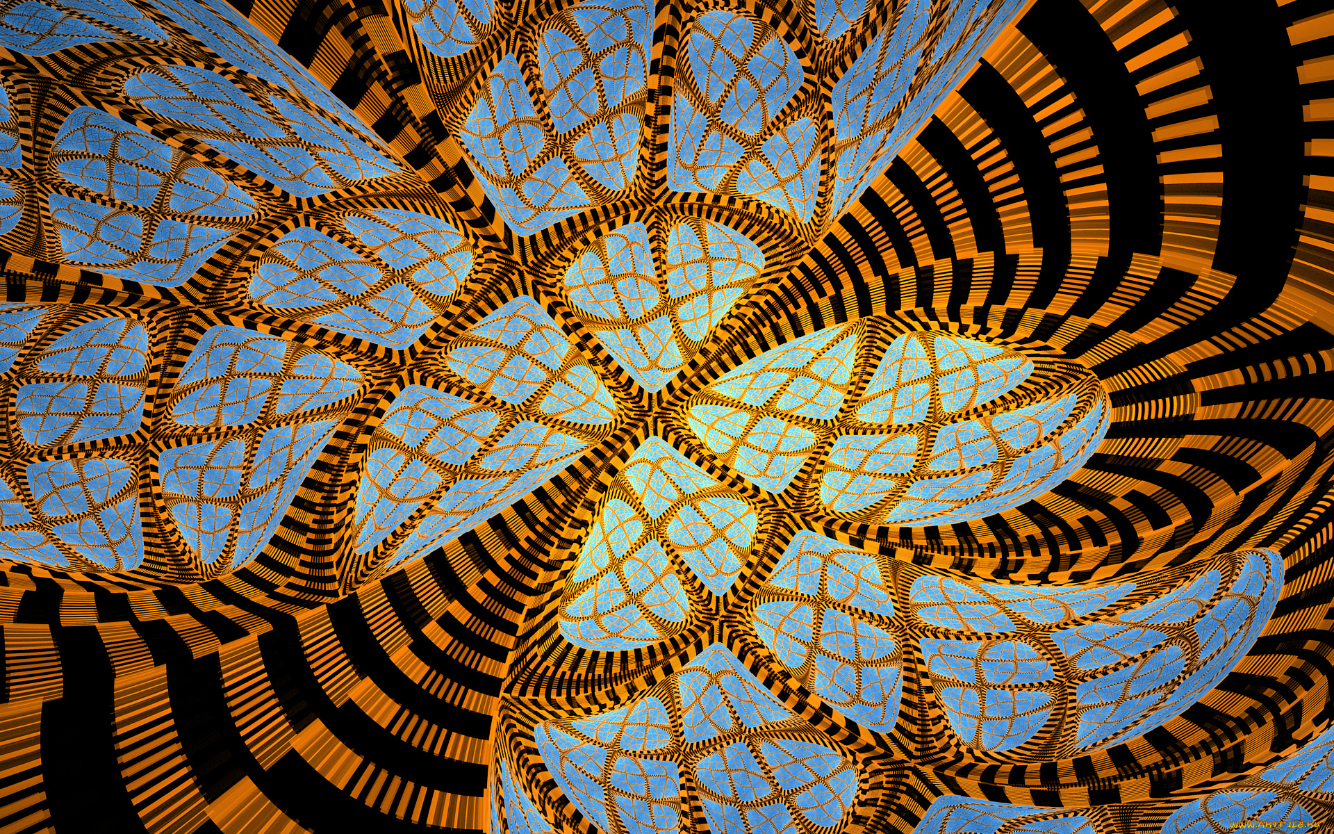 3д, графика, фракталы, , fractal, цвета, фон, узор