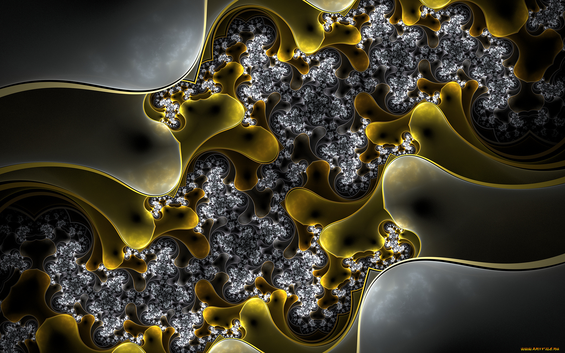 3д, графика, фракталы, , fractal, цвета, фон, узор