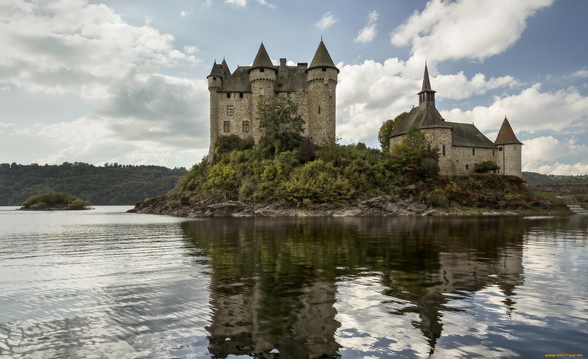 города, -, дворцы, , замки, , крепости, замок, река