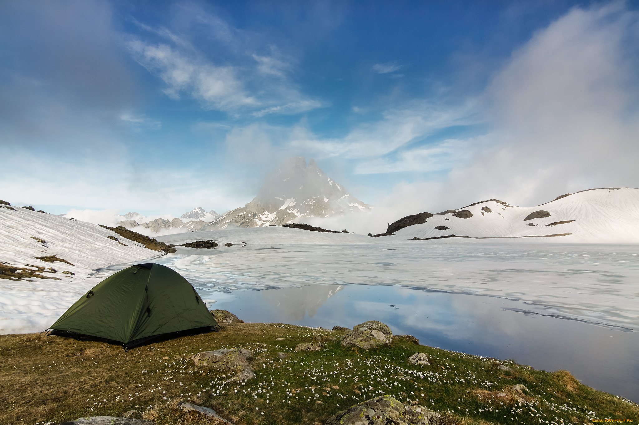 природа, реки, озера, пейзаж, горы, палатка, озеро, igor, galarza, небо, растения
