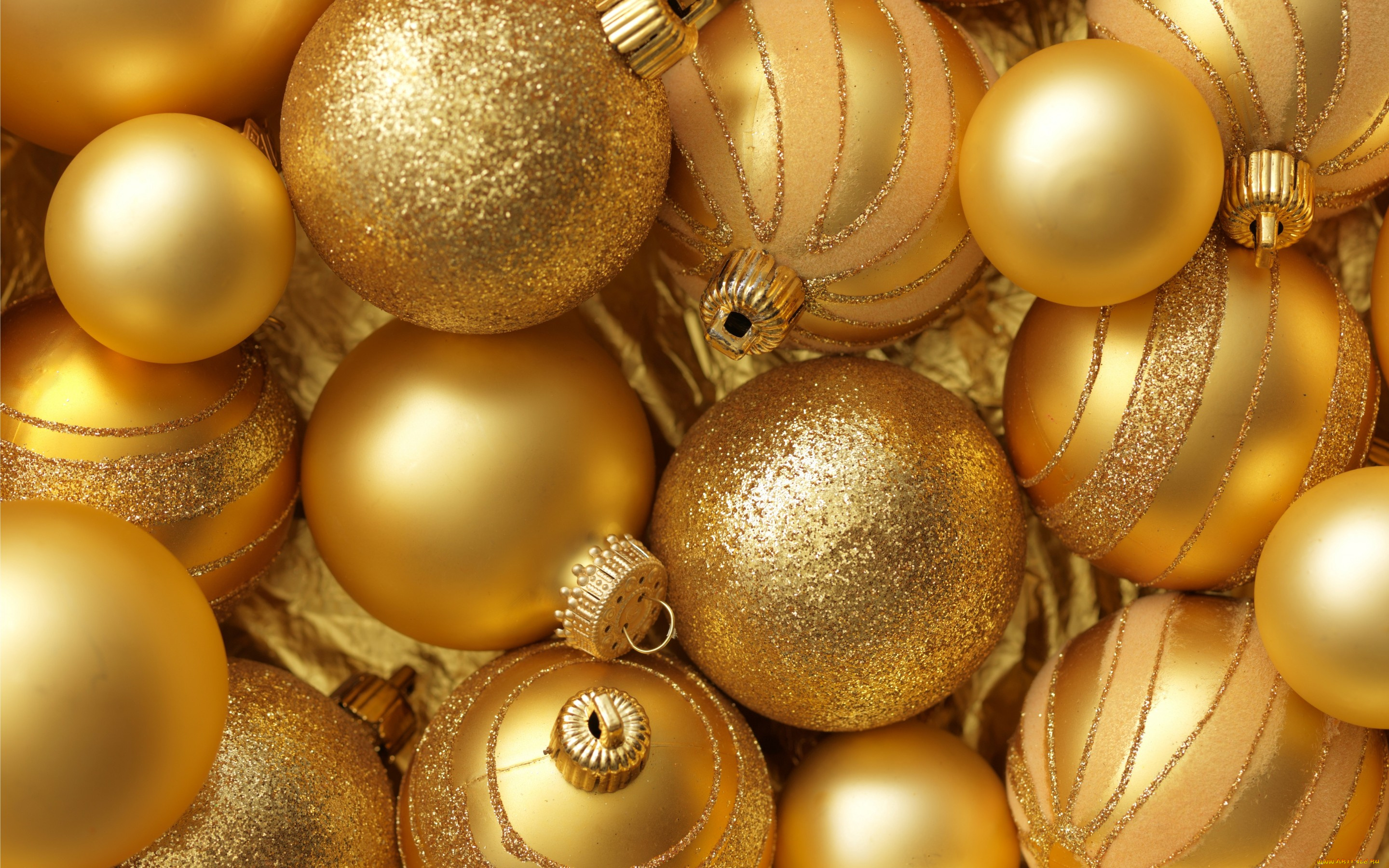 праздничные, шары, christmas, merry, gold, balls, decoration, рождество, новый, год, золотые, украшения
