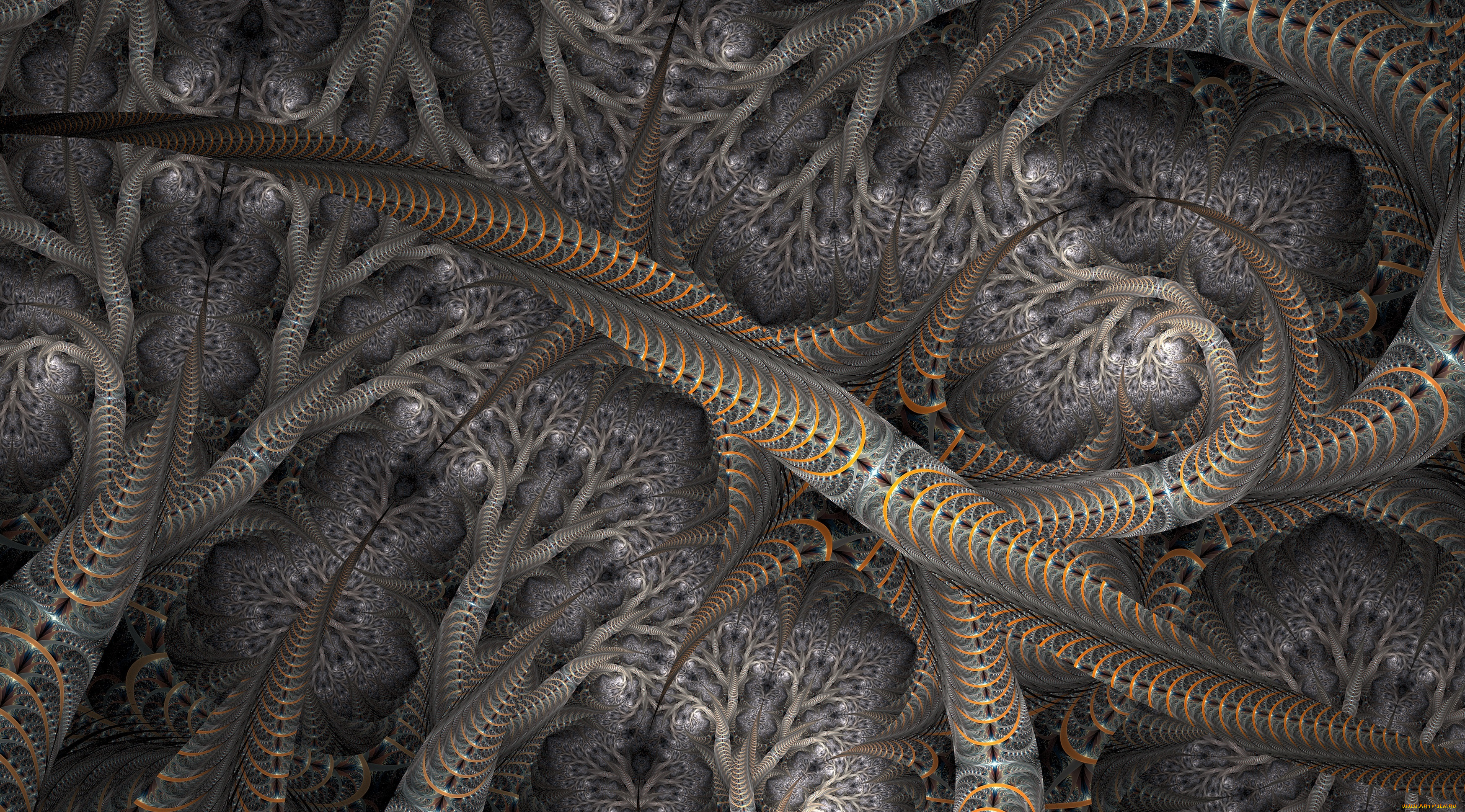 3д, графика, фракталы, , fractal, цвета, фон, узор