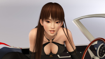 Картинка 3д+графика аниме+ anime девушка взгляд фон