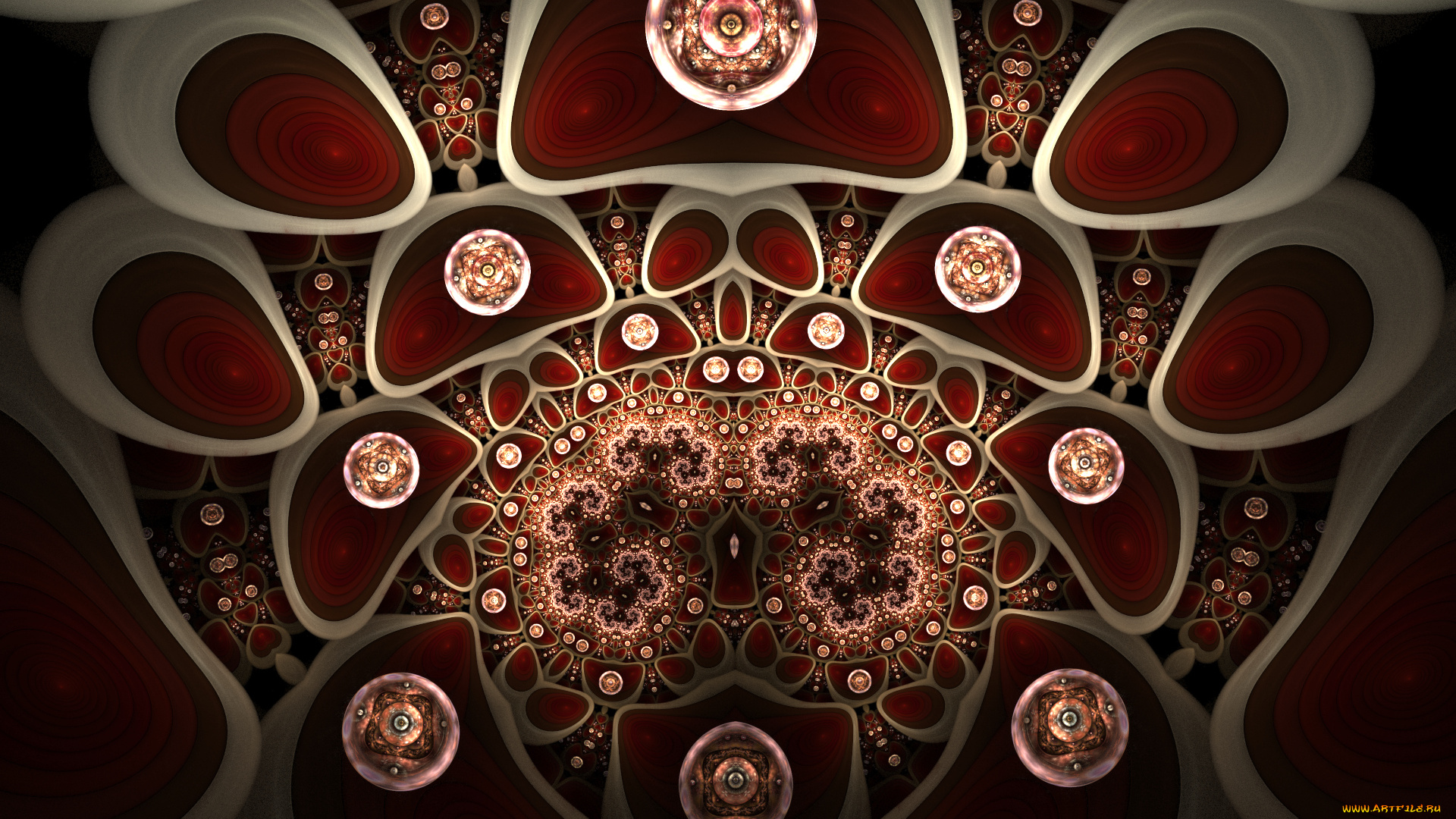 3д, графика, фракталы, , fractal, цвета, фон, узор