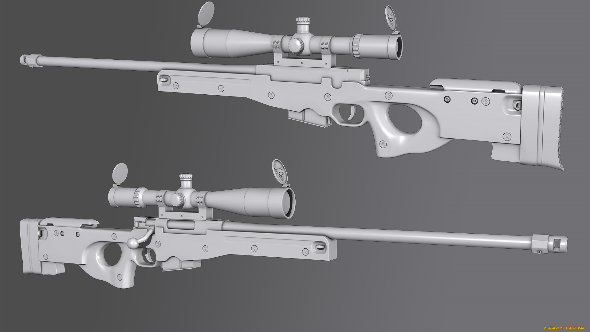 3д, графика, моделирование, , modeling, оружие