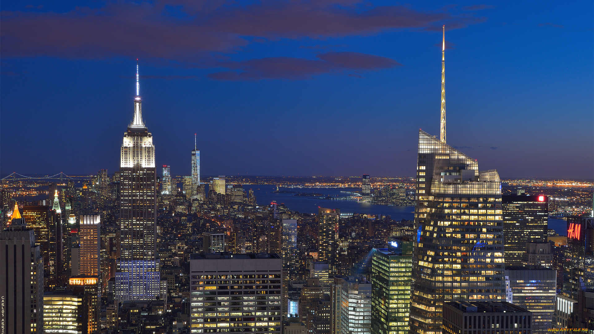 new, york, города, нью-йорк, , сша, небоскребы, обзор