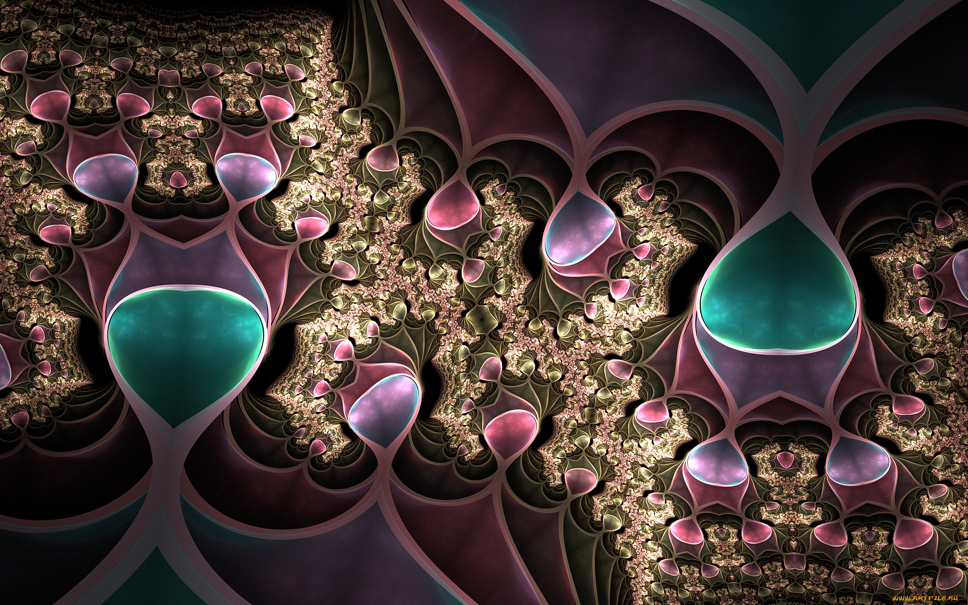 3д, графика, фракталы, , fractal, цвета, фон, узор