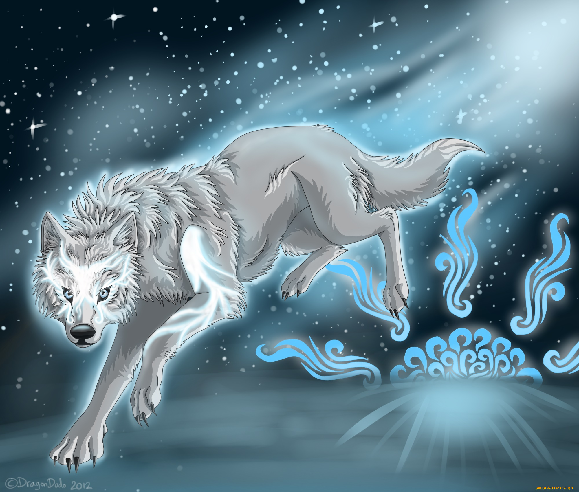 рисованное, животные, , собаки, взгляд, собака, фон