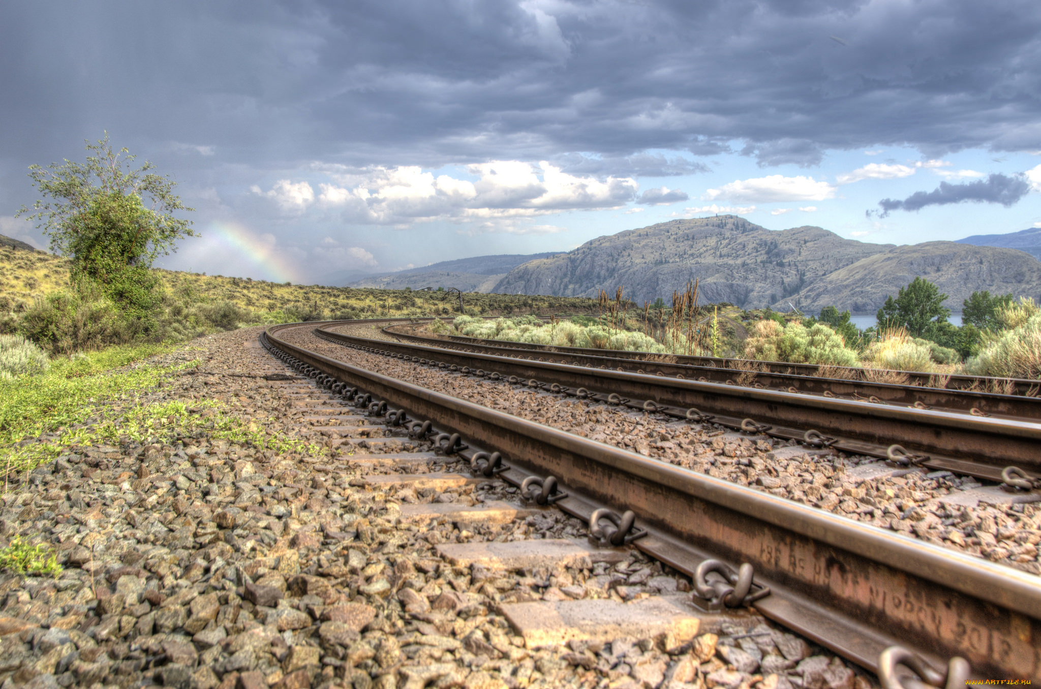 разное, транспортные, средства, и, магистрали, рельсы, дорога, железная