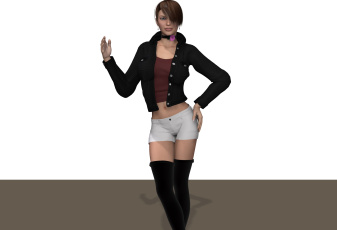 Картинка 3д+графика люди+ people фон взгляд девушка